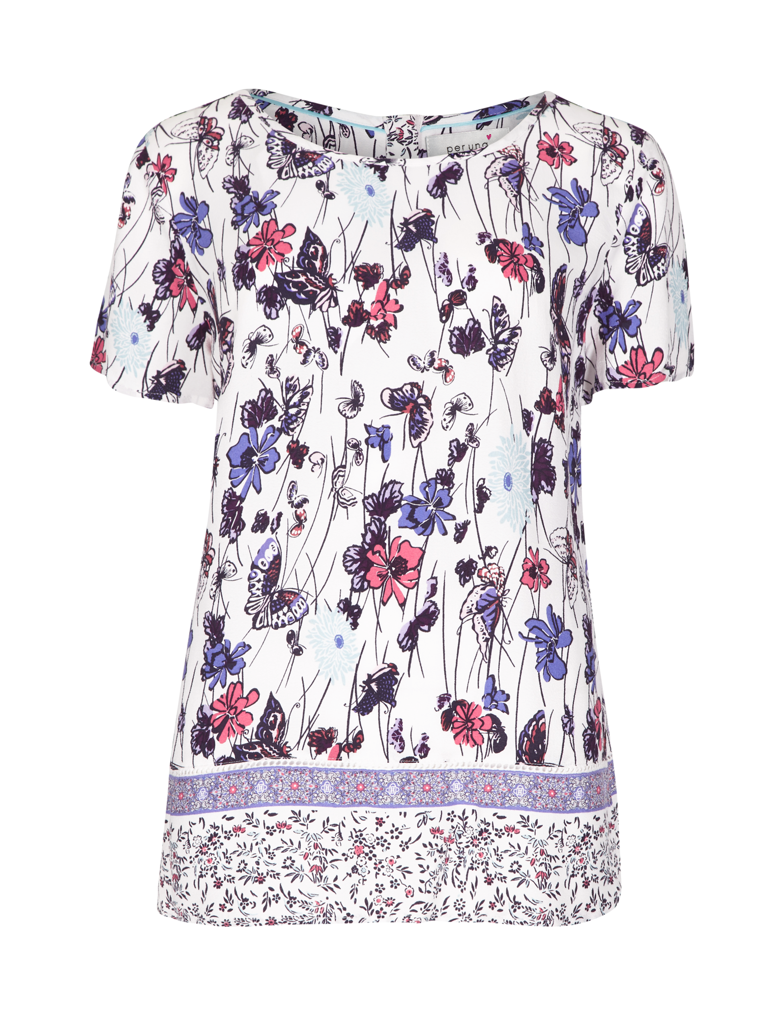 Oriental Floral Blouse 2 of 4