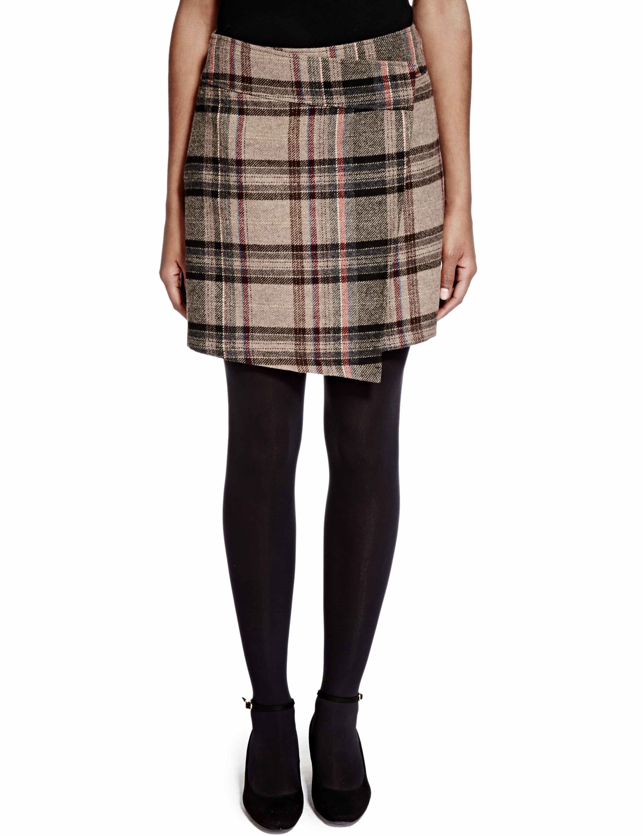 Checked Mini Skirt 1 of 6