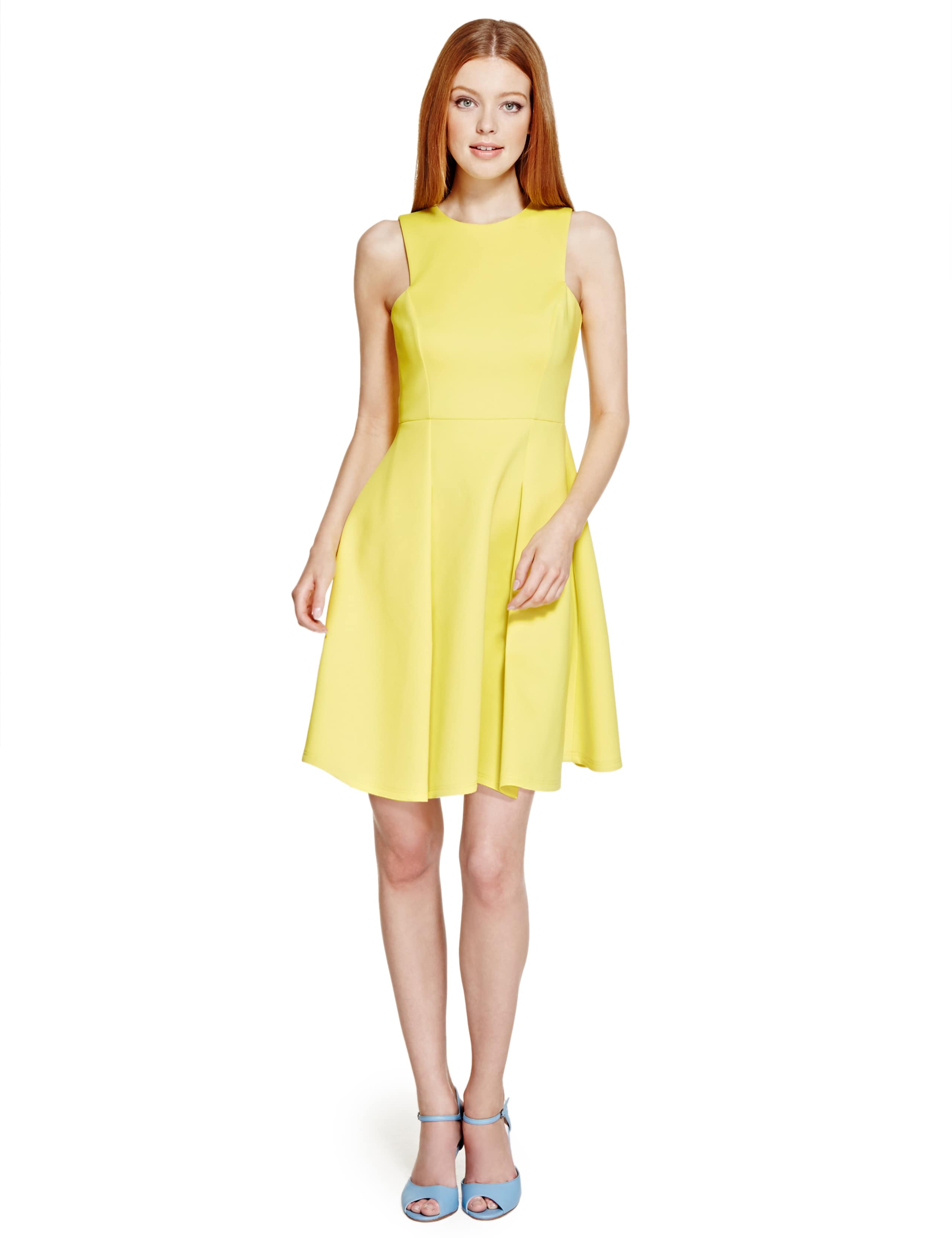 A-Line Pleated Skater Dress 1 of 4