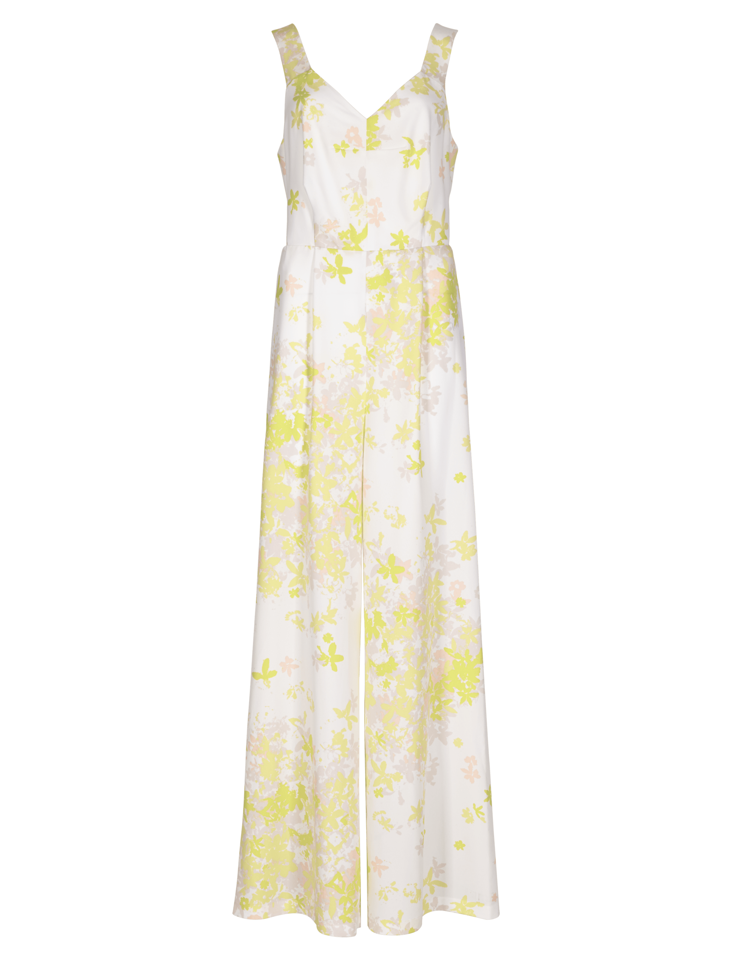 V-Neck Scatter Print Jumpsuit 2 of 4