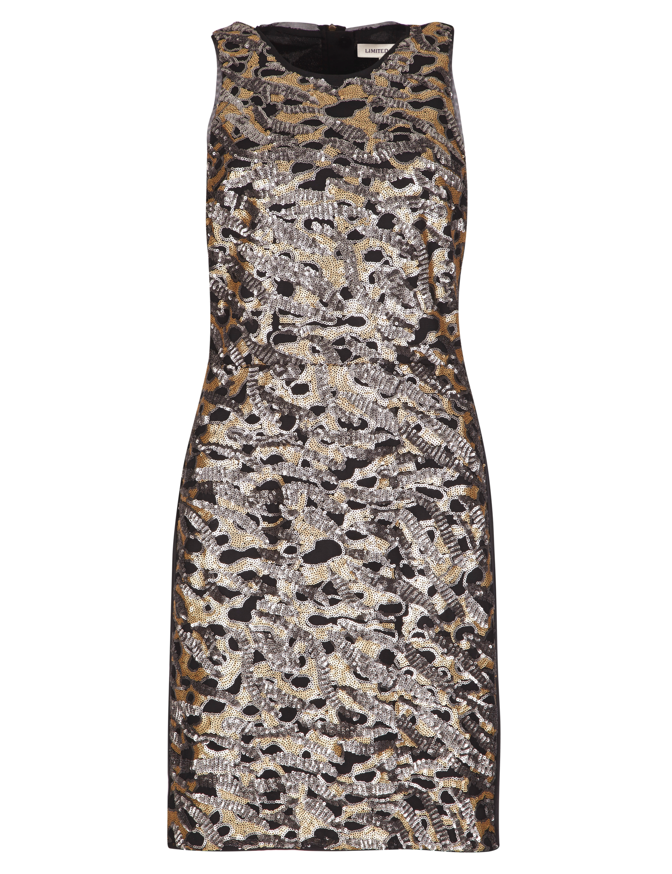 Sequin Embellished Sleeveless Bodycon Dress 2 of 4