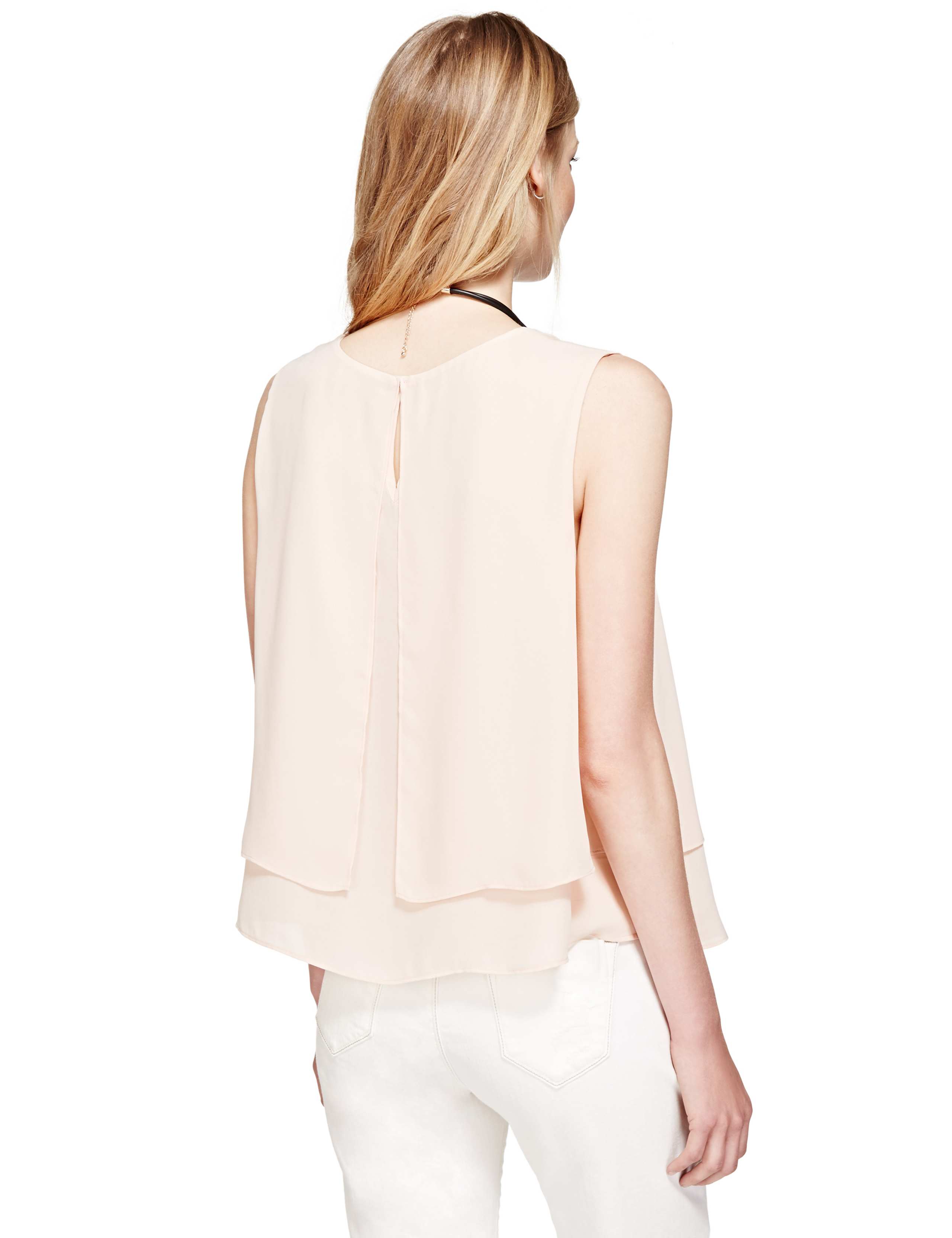 Sleeveless Ruffle Blouse 4 of 4