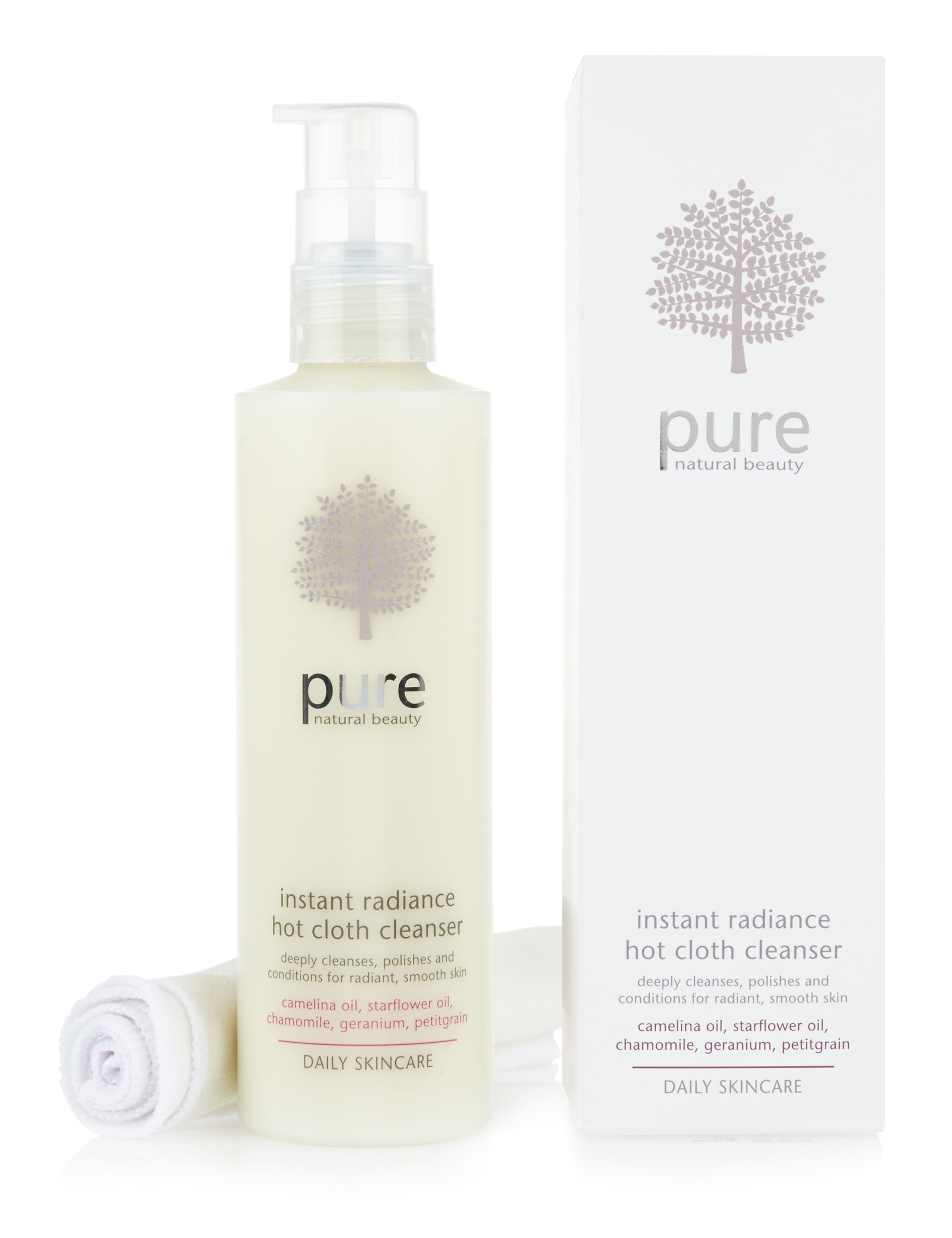 Daily Skincare Instant Radiance Hot Cloth Cleanser 200ml 1 of 2