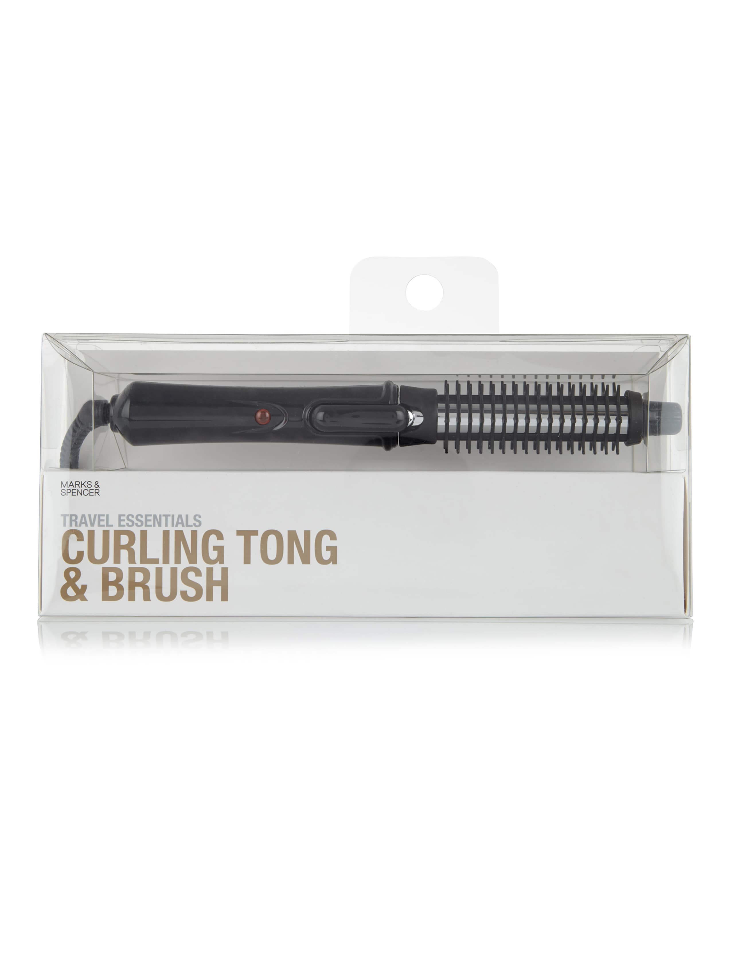 Travel Essentials Curling Tong & Brush 2 of 2