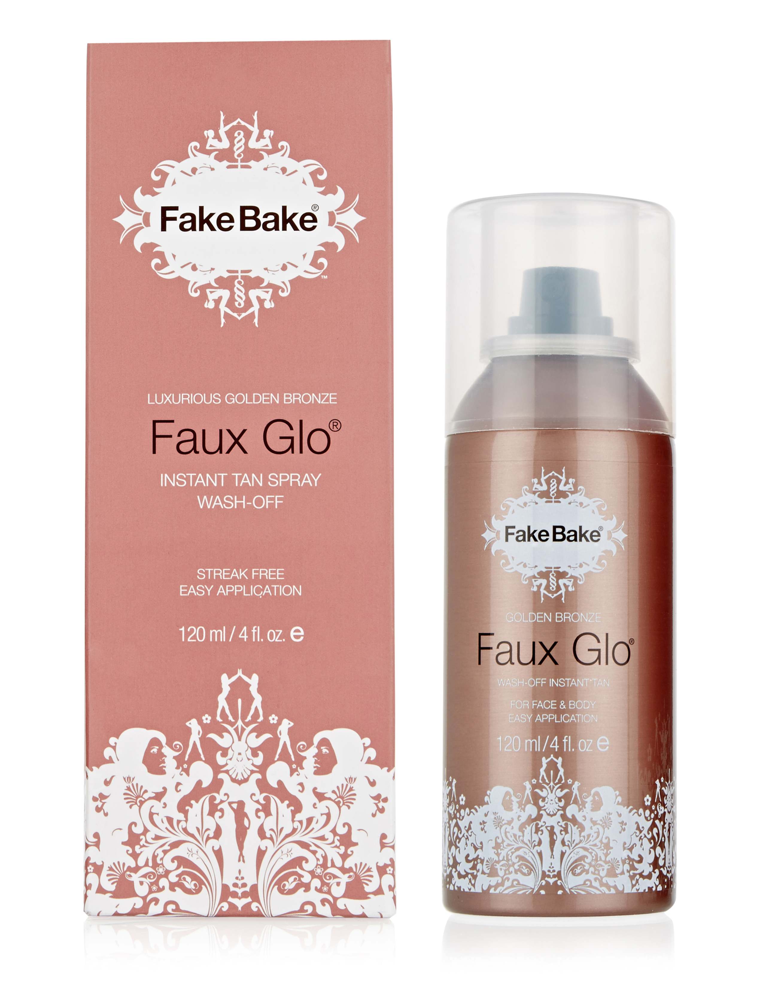 Faux Glo® Instant Tan Spray Wash Off 120ml 1 of 2