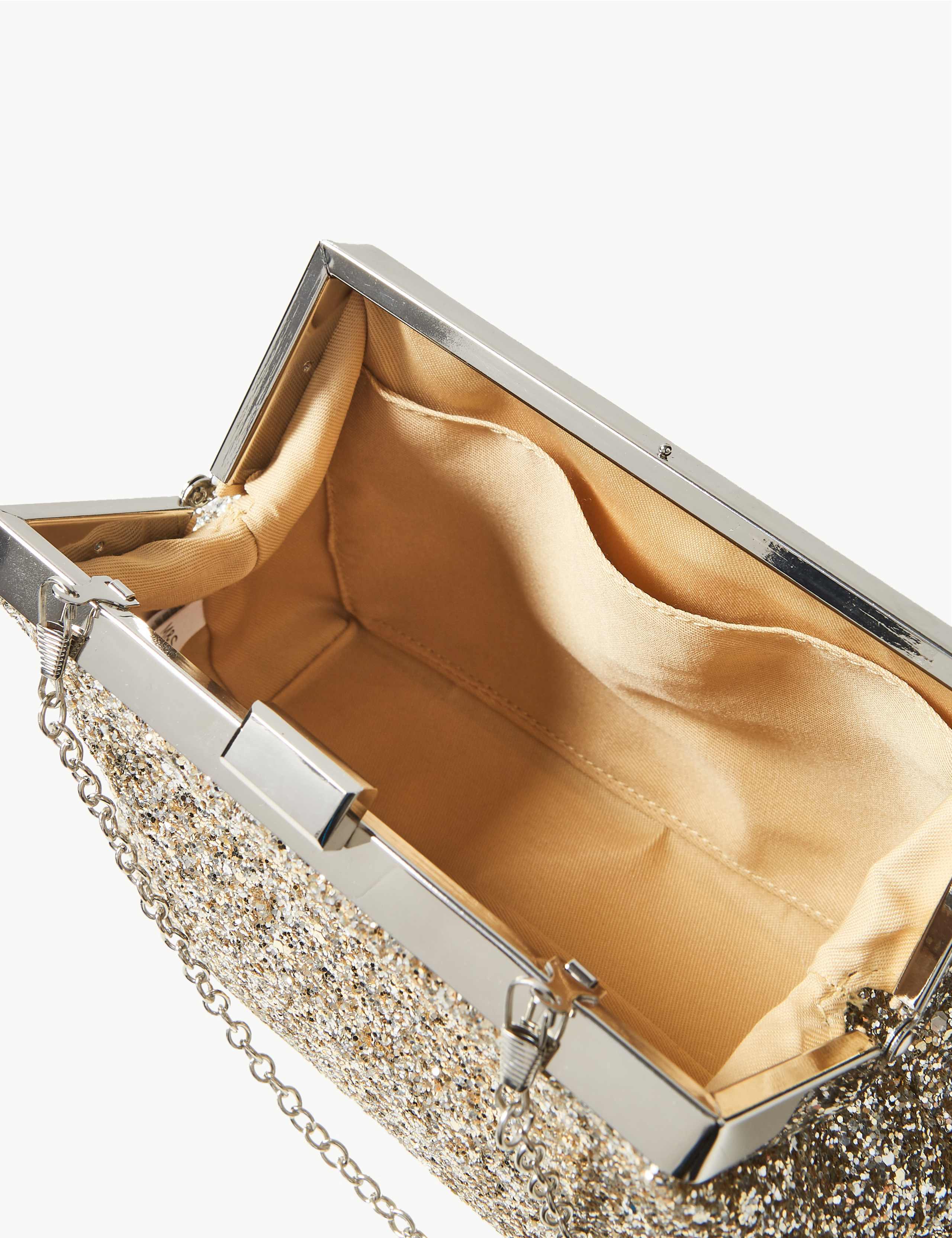 Glitter Frame Clutch Bag 4 of 5