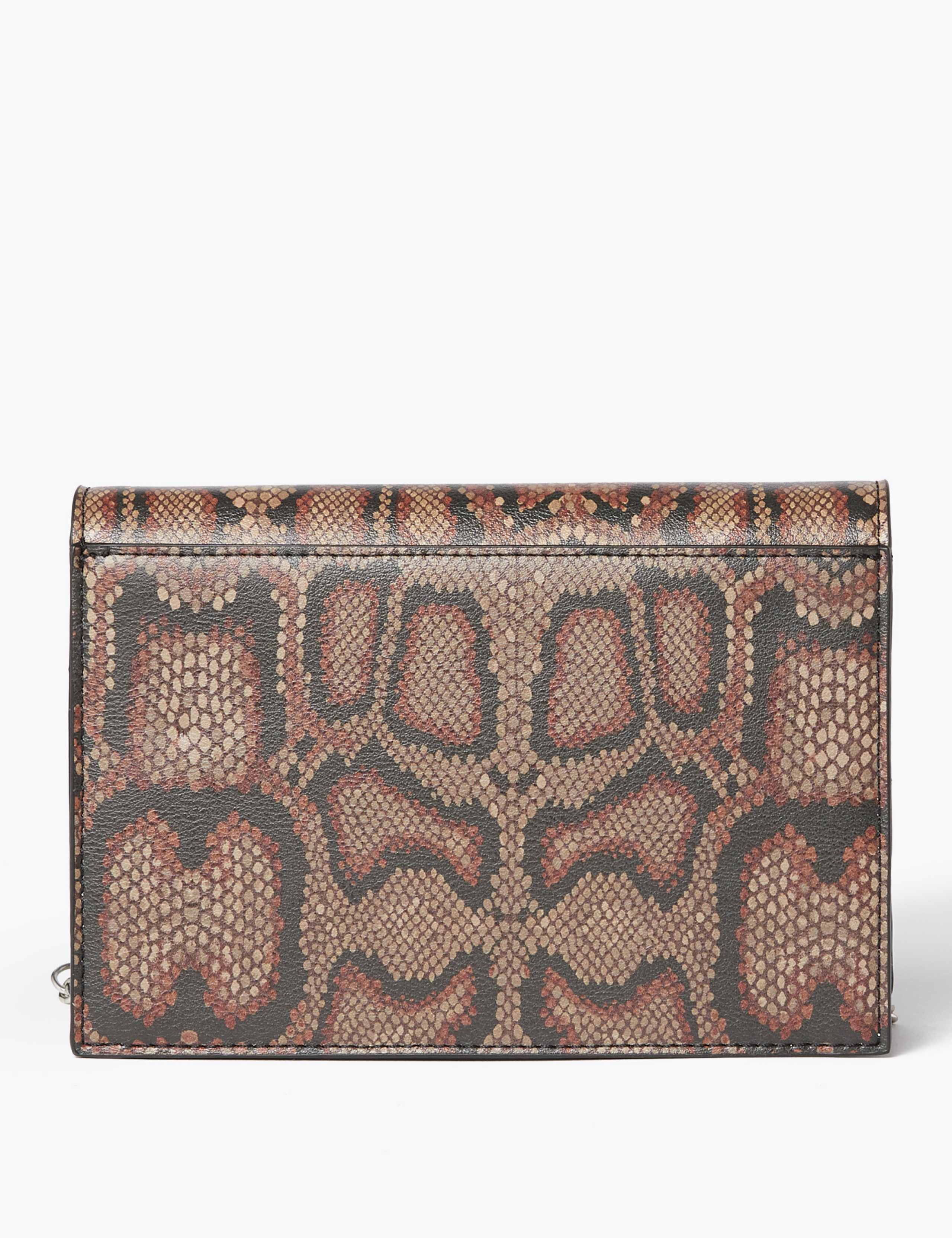 Animal Print Foldover Clutch 4 of 6