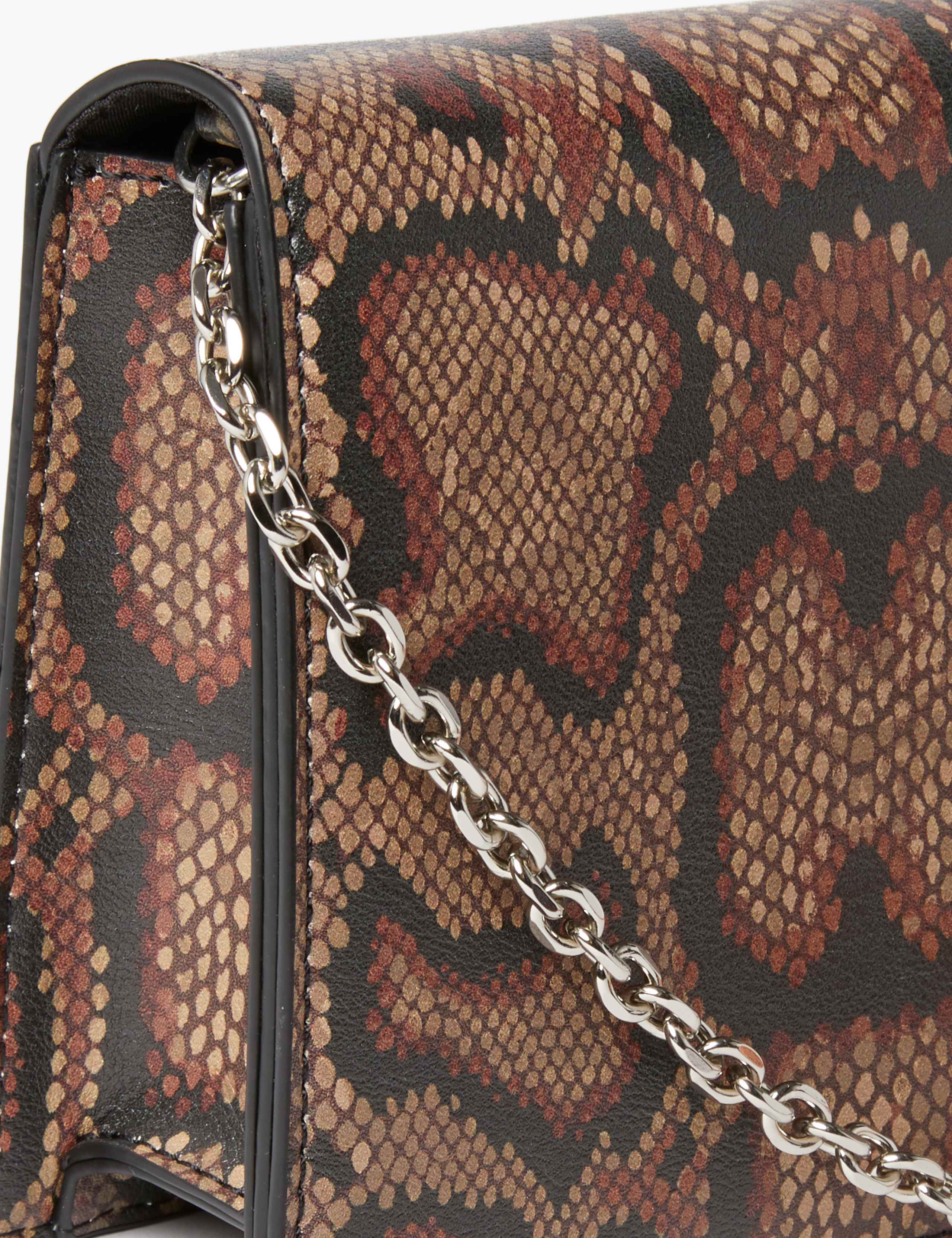 Animal Print Foldover Clutch 6 of 6