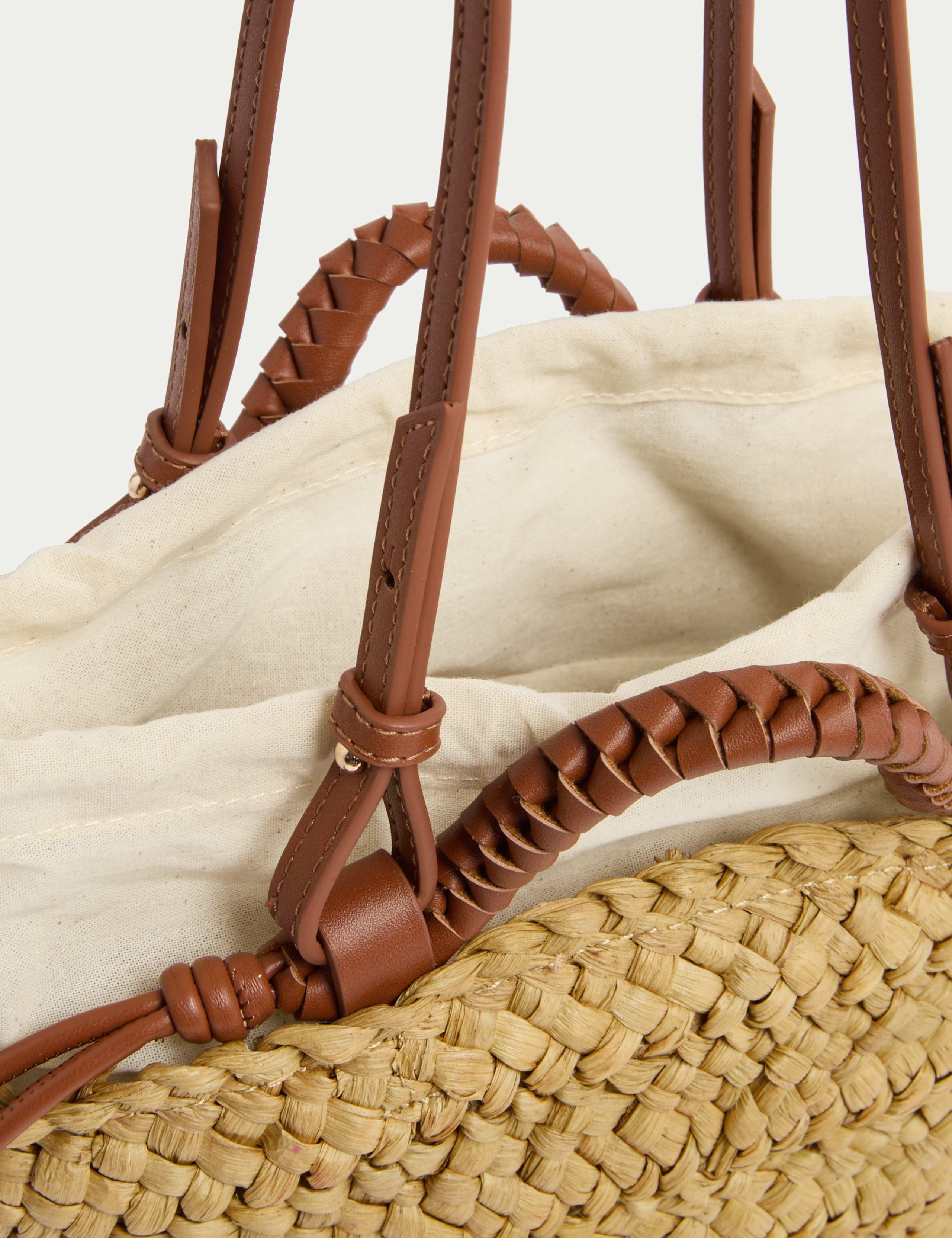 Straw Woven Mini Basket Shoulder Bag 5 of 5