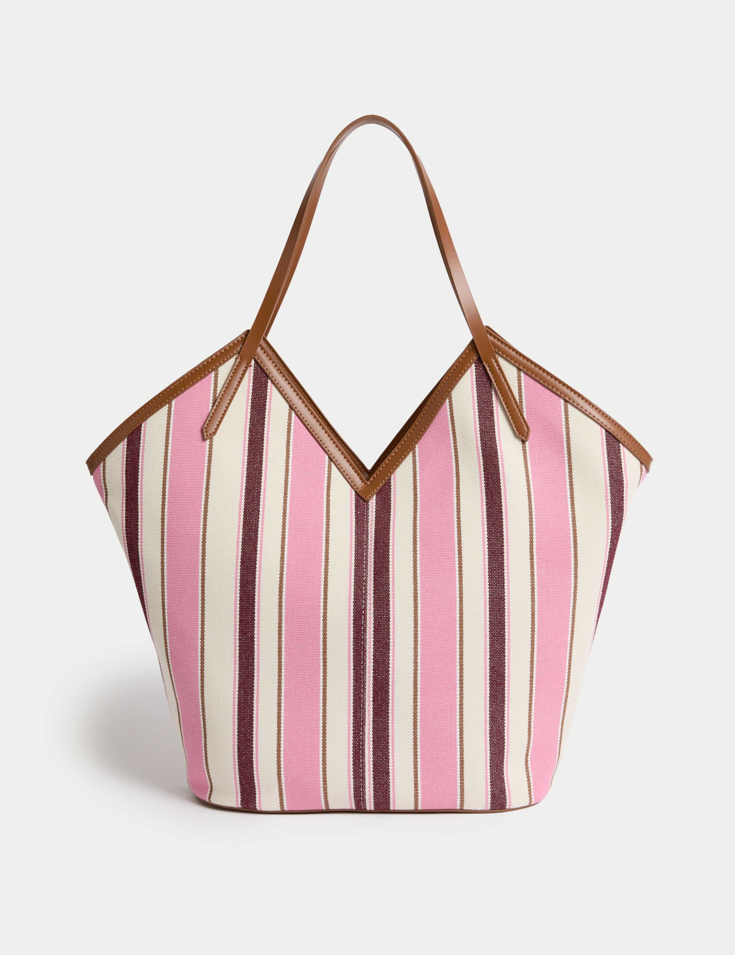 Canvas Striped Tote Bag 4 of 7