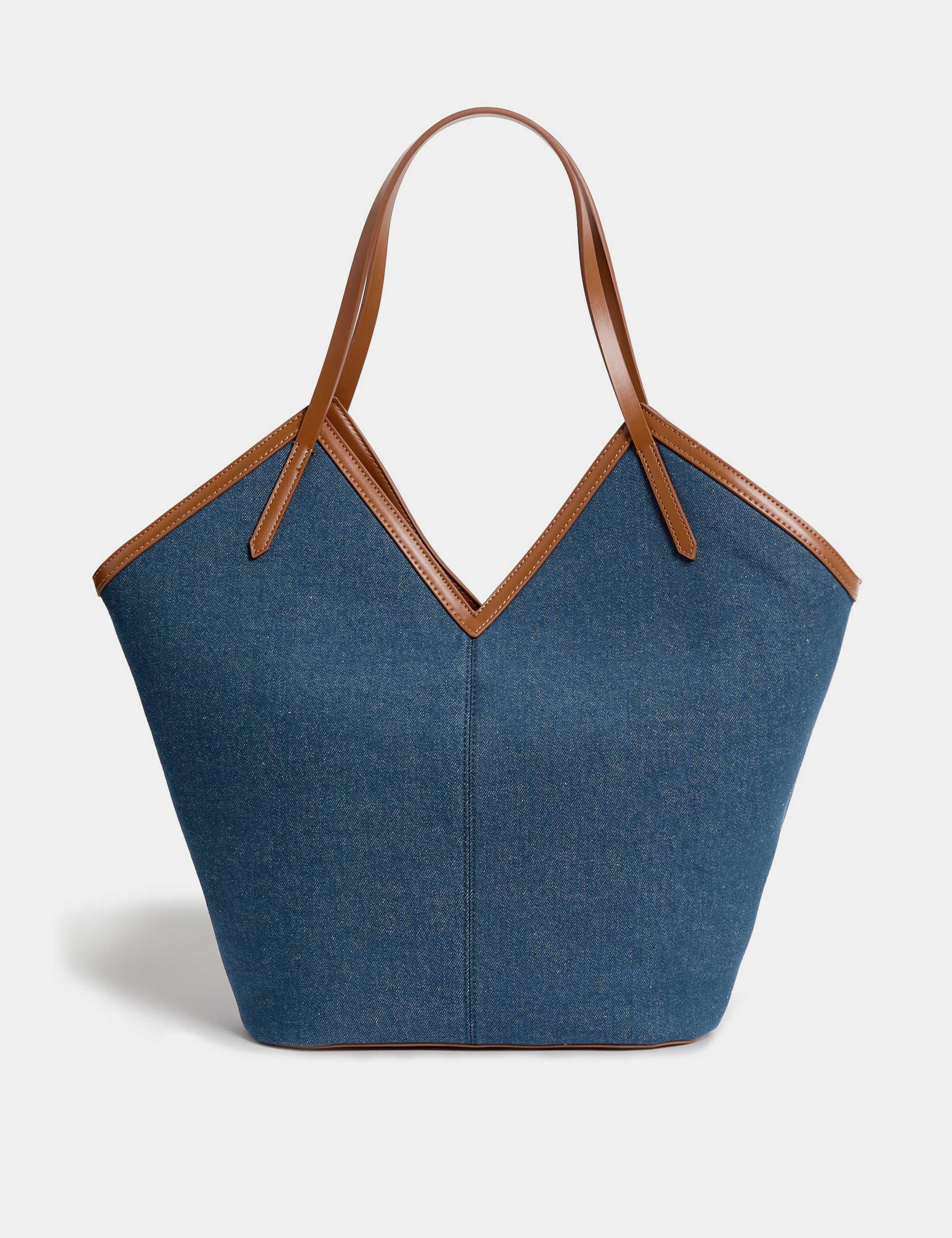 Canvas Striped Tote Bag 3 of 5