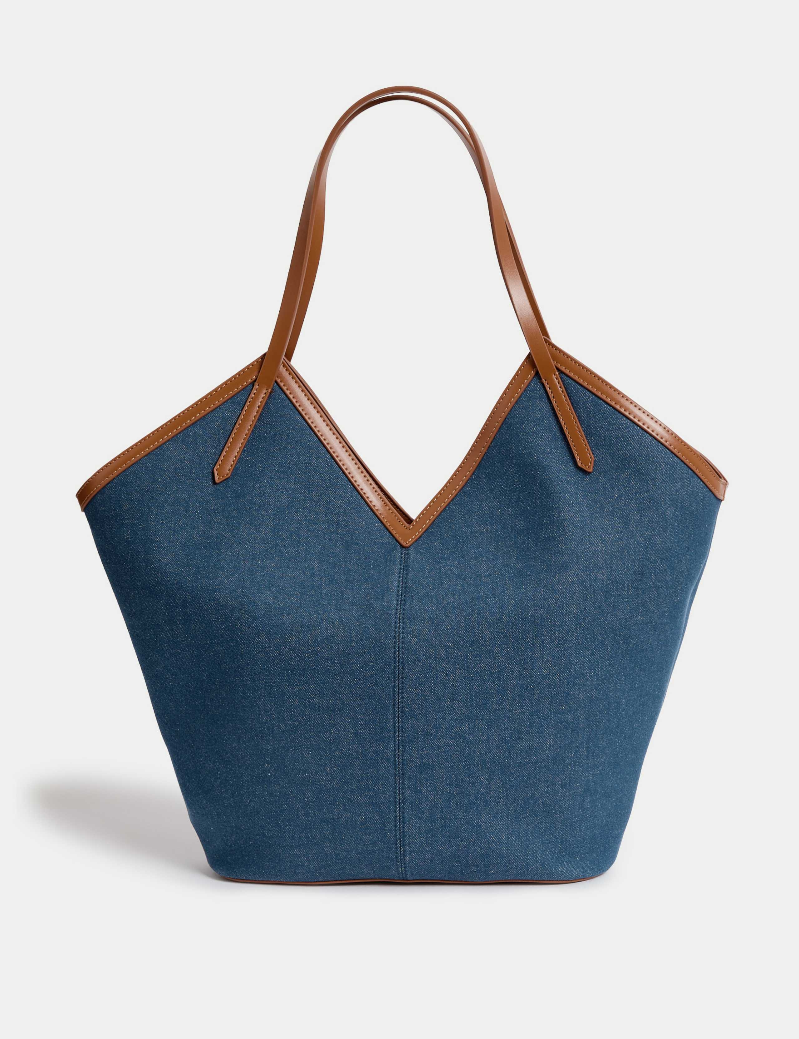Canvas Striped Tote Bag 5 of 5