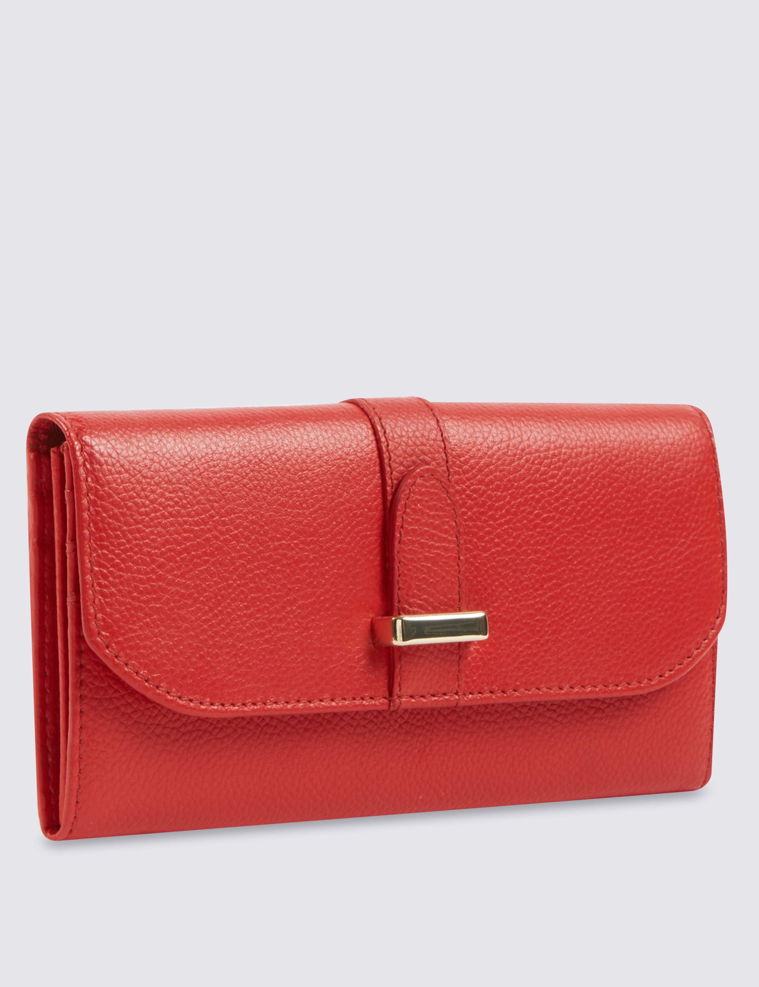 Leather Metal Bar Purse with Cardsafe™ 3 of 5