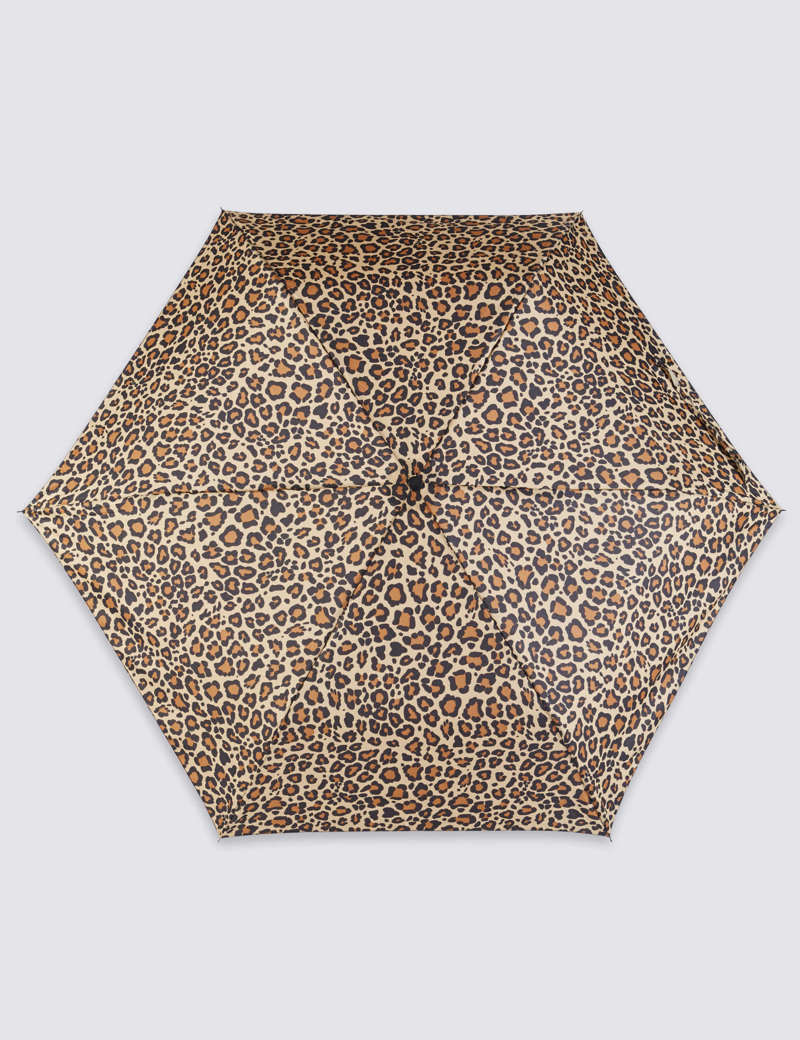 Leopard Print Compact Umbrella with Stormwear™ 2 of 3