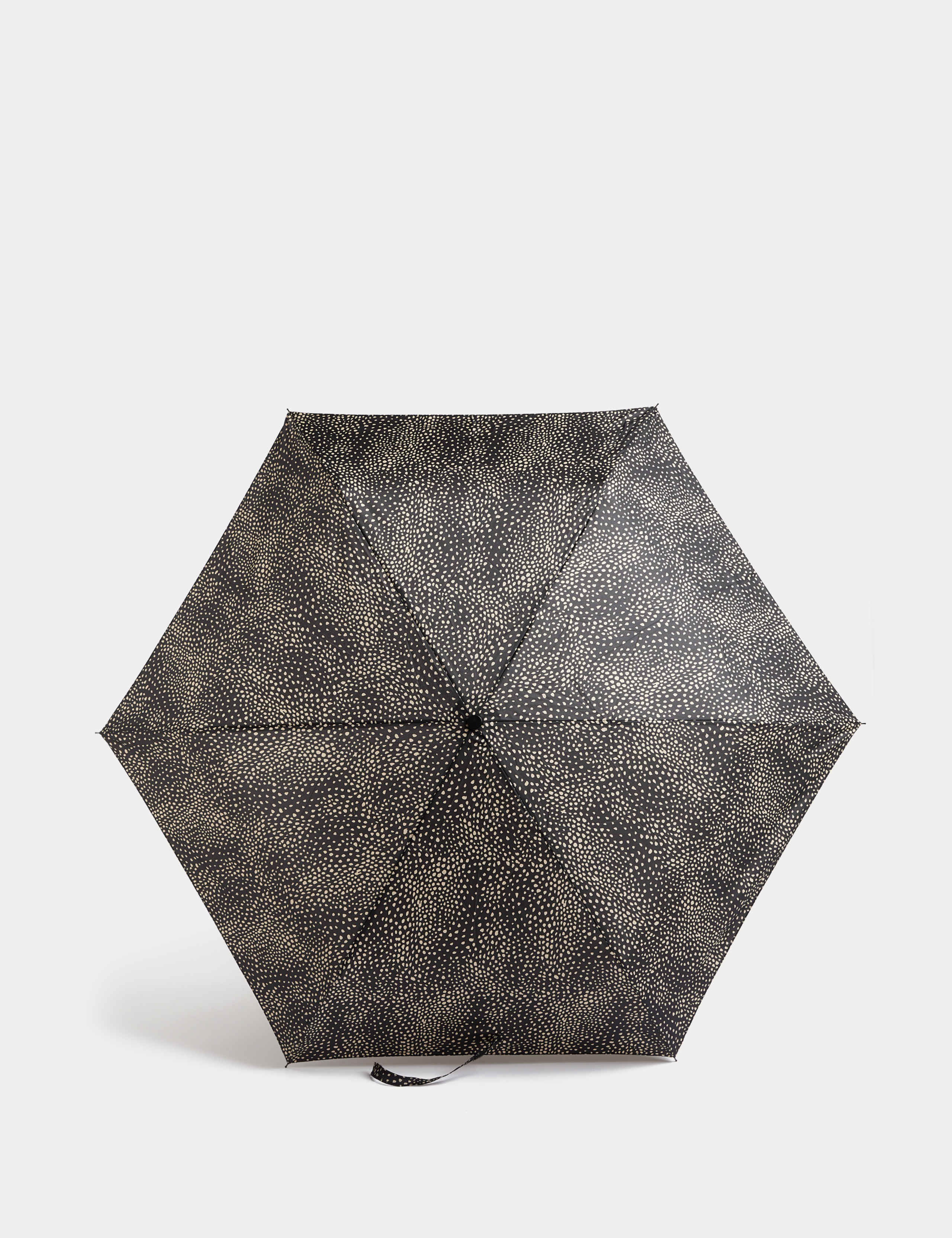 Polka Dot Compact Umbrella 2 of 3