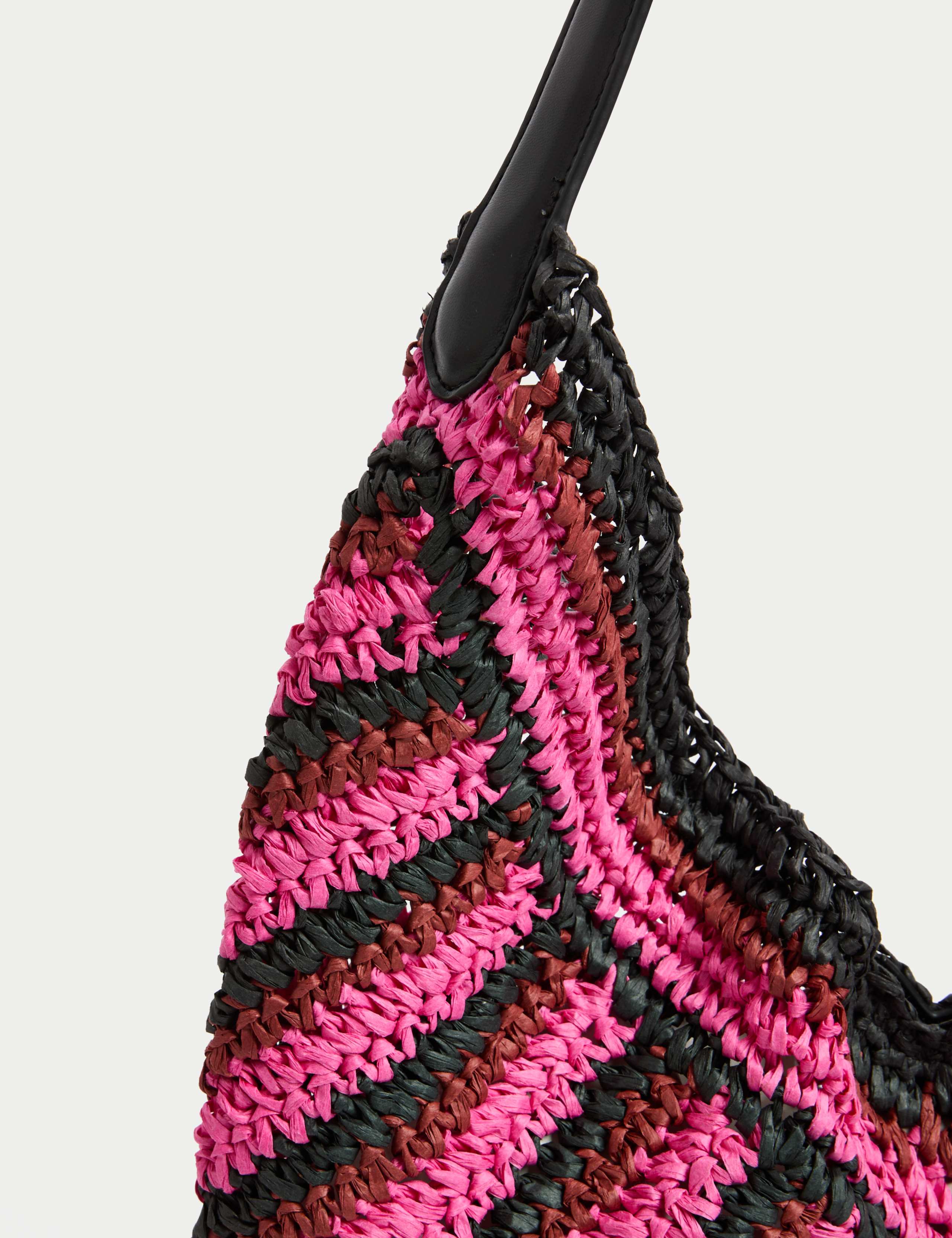 Straw Striped Shoulder Bag 2 of 4