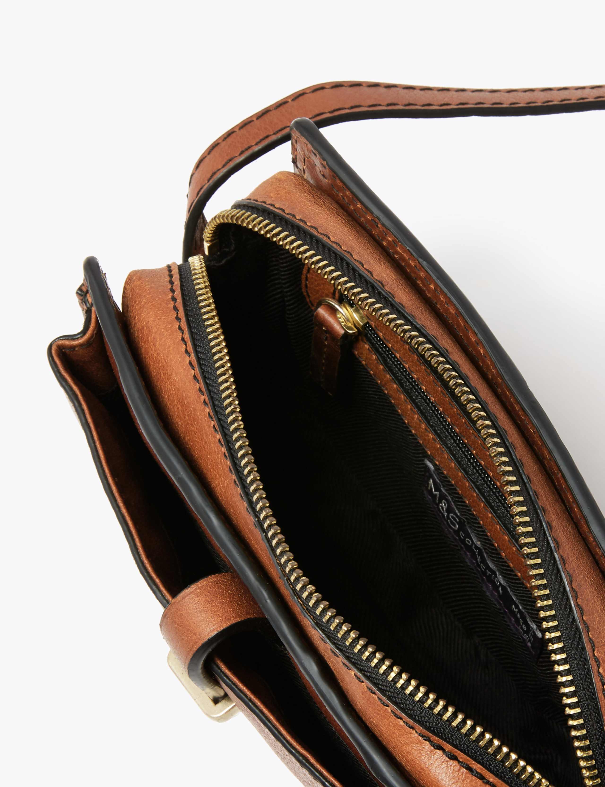 Leather Crossbody Camera Bag 5 of 6