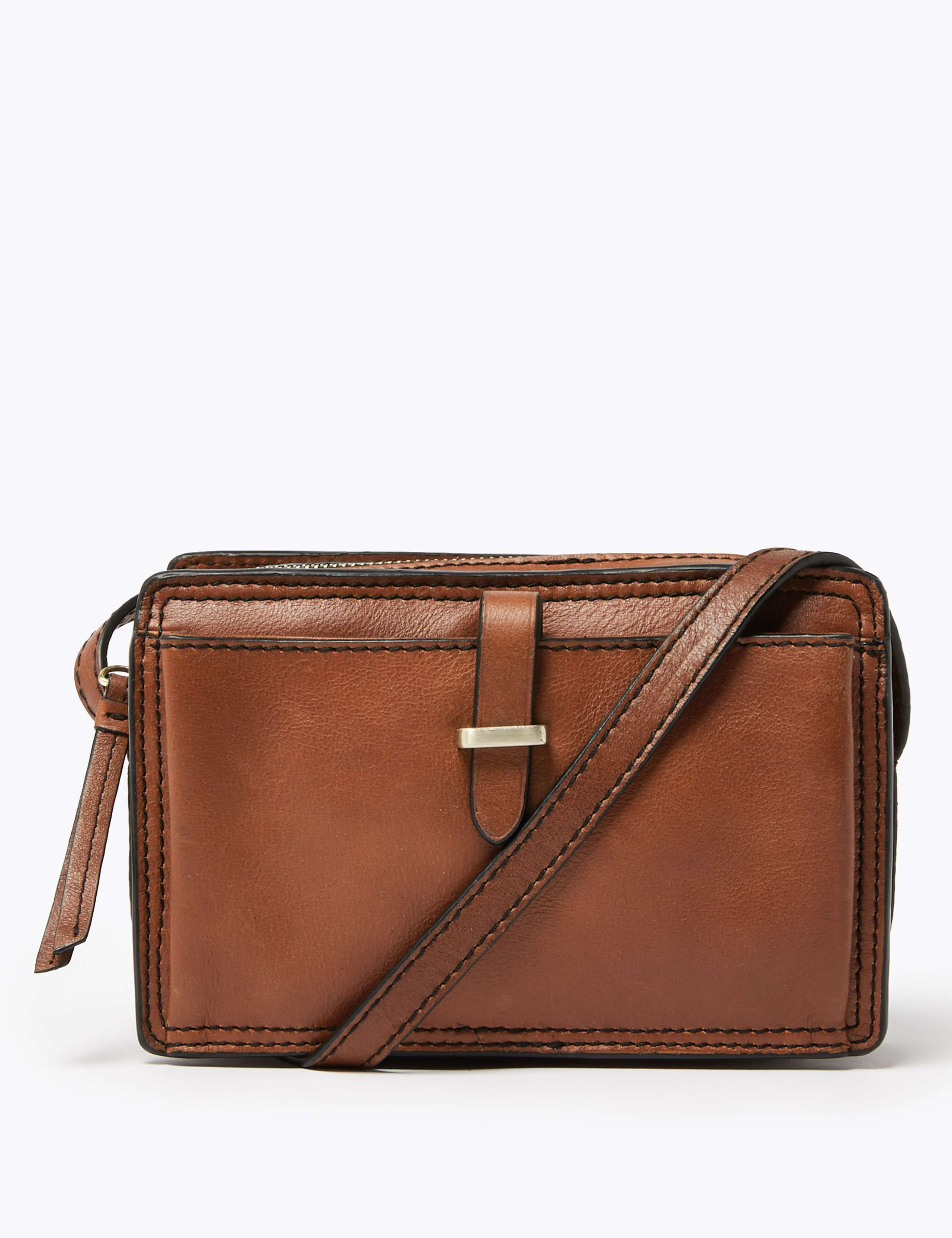 Leather Crossbody Camera Bag 2 of 6