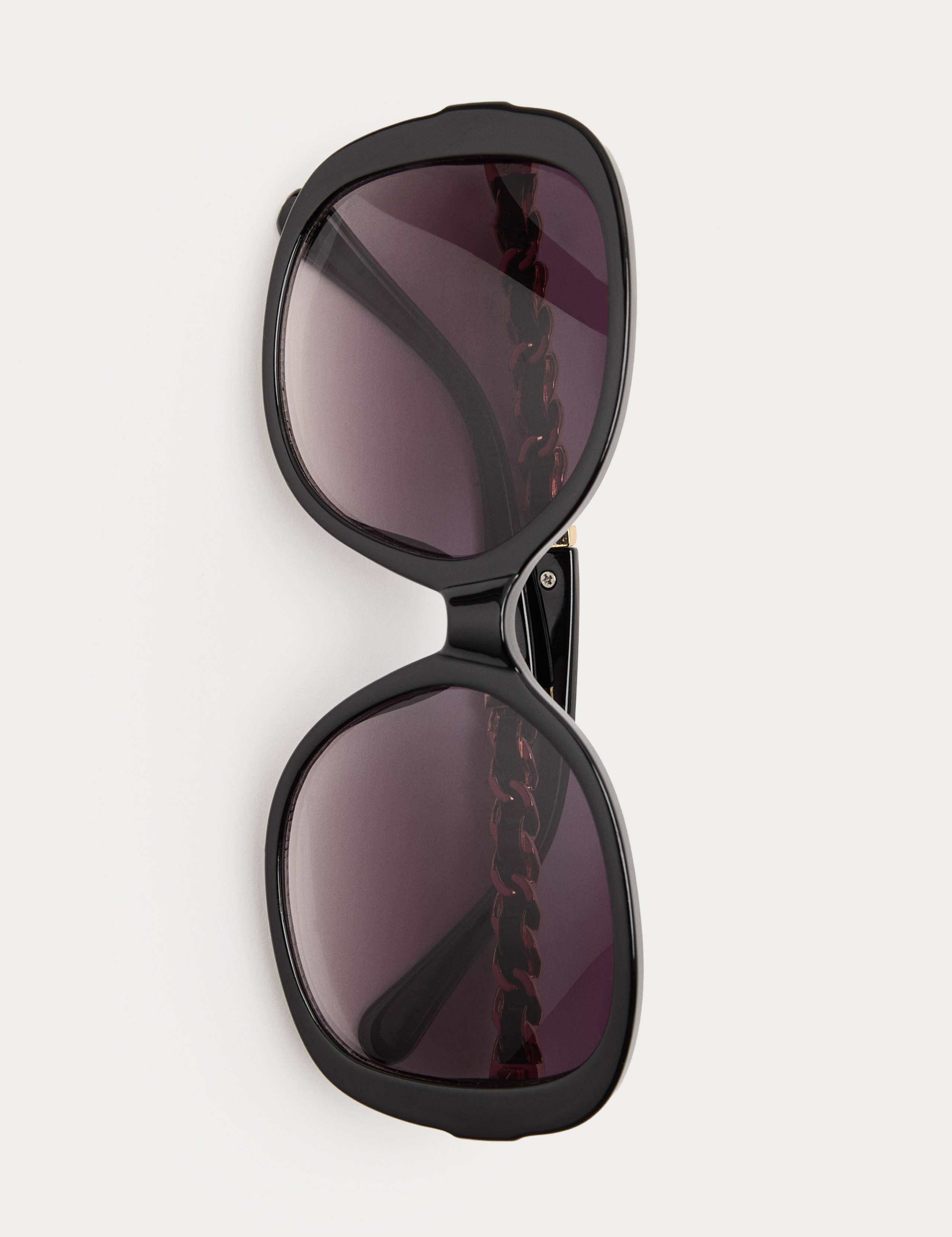 Round Chain Detail Sunglasses 1 of 2