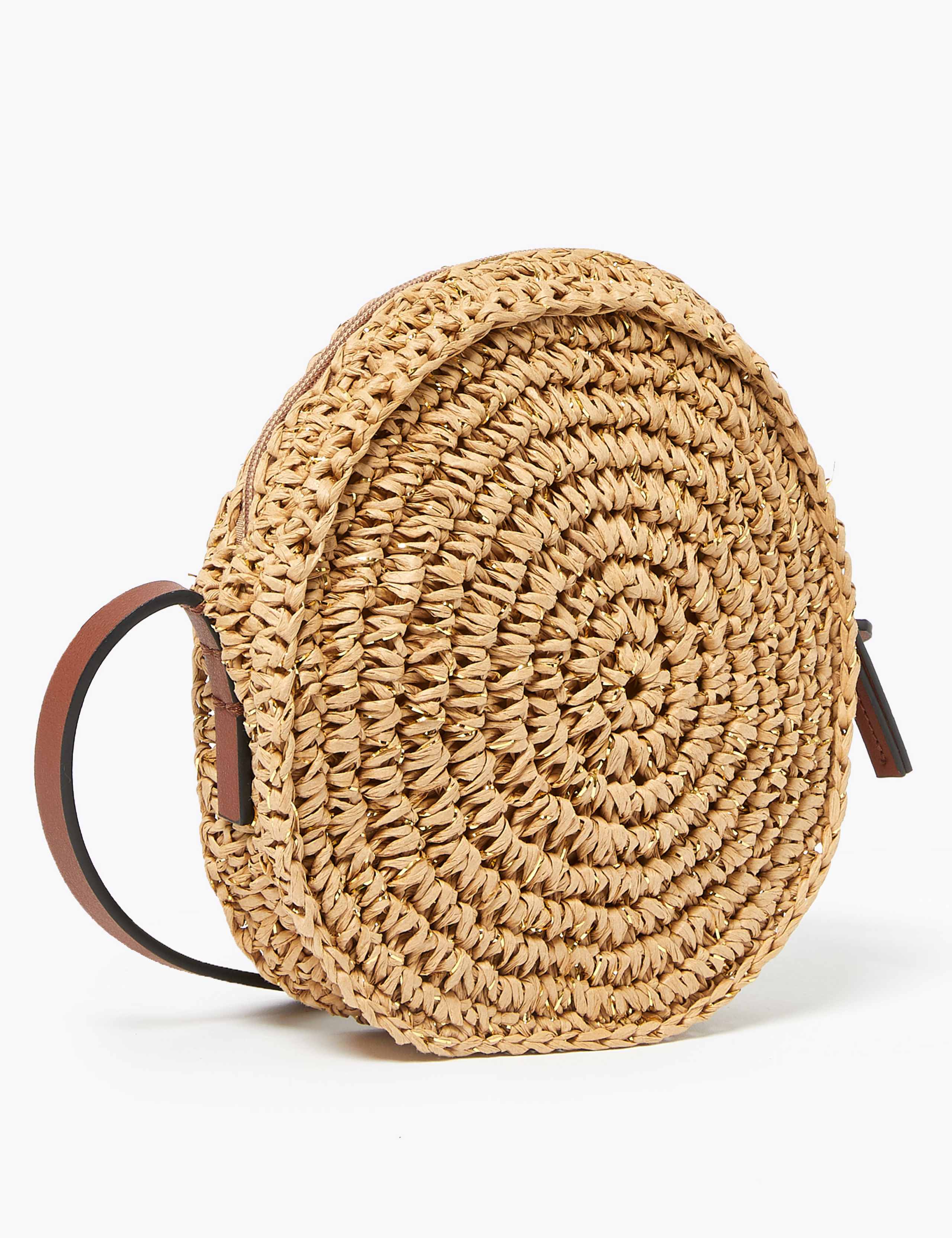 Straw Circle Cross Body Bag 3 of 6