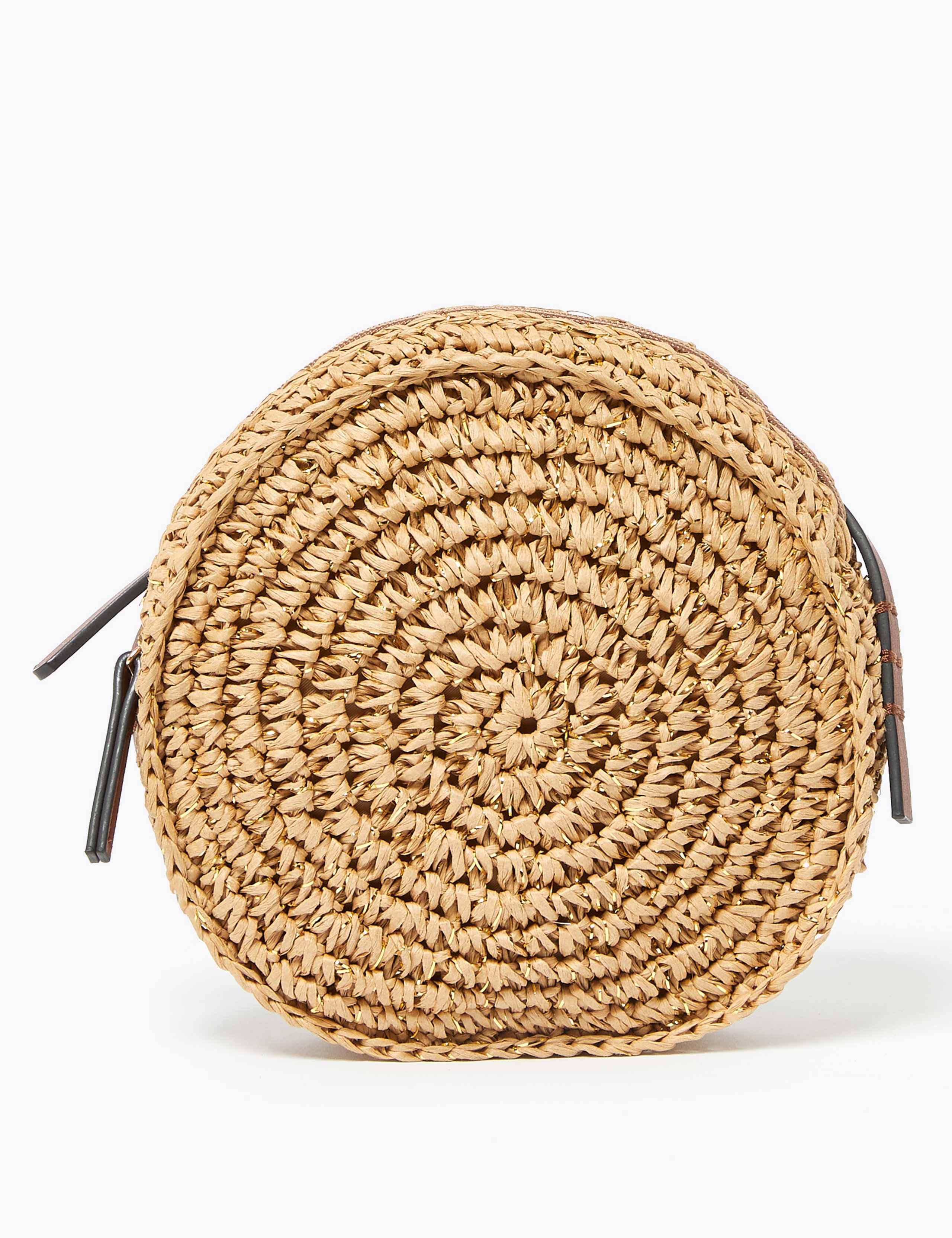 Straw Circle Cross Body Bag 4 of 6