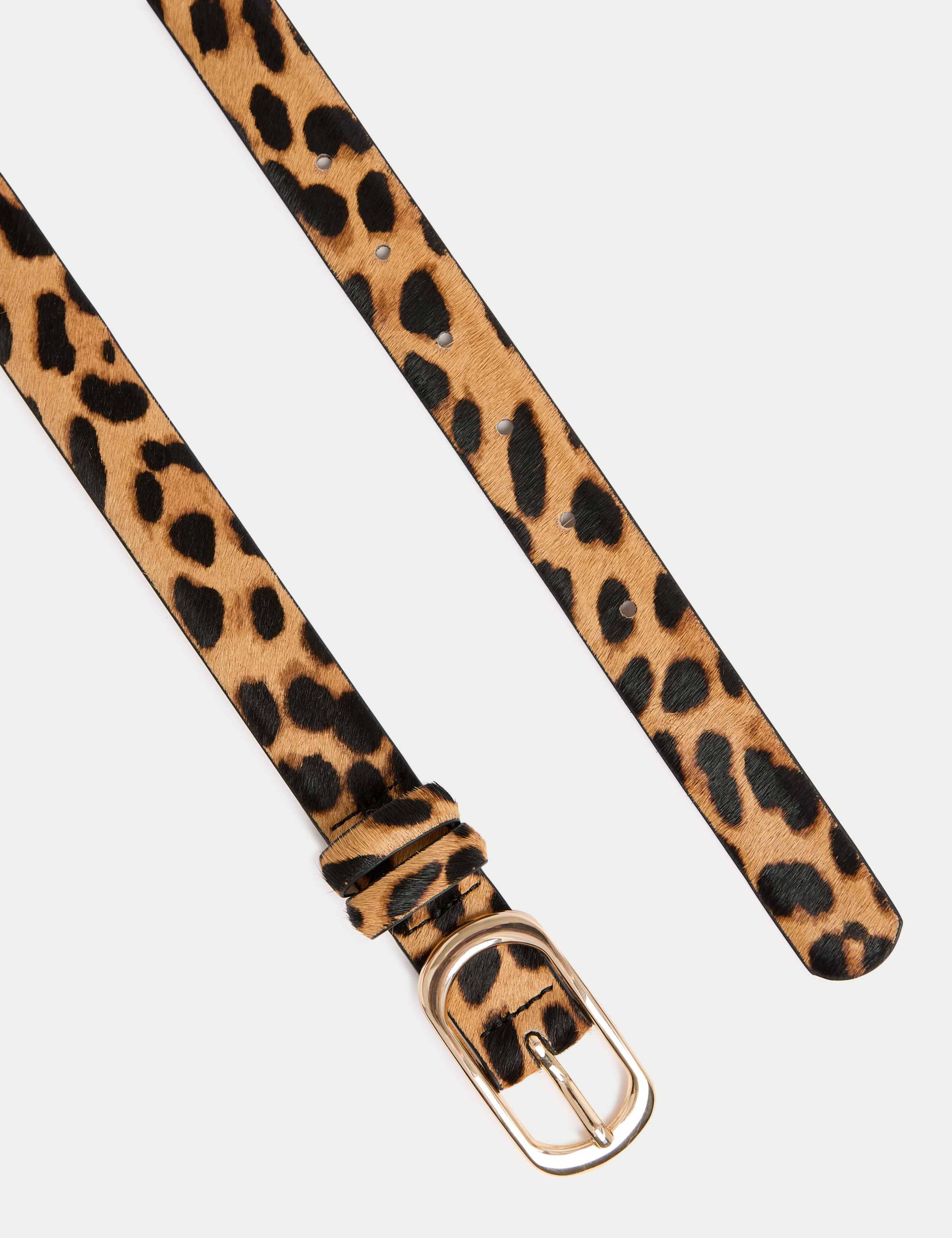 Leopard Slim Jeans Belt 2 of 2