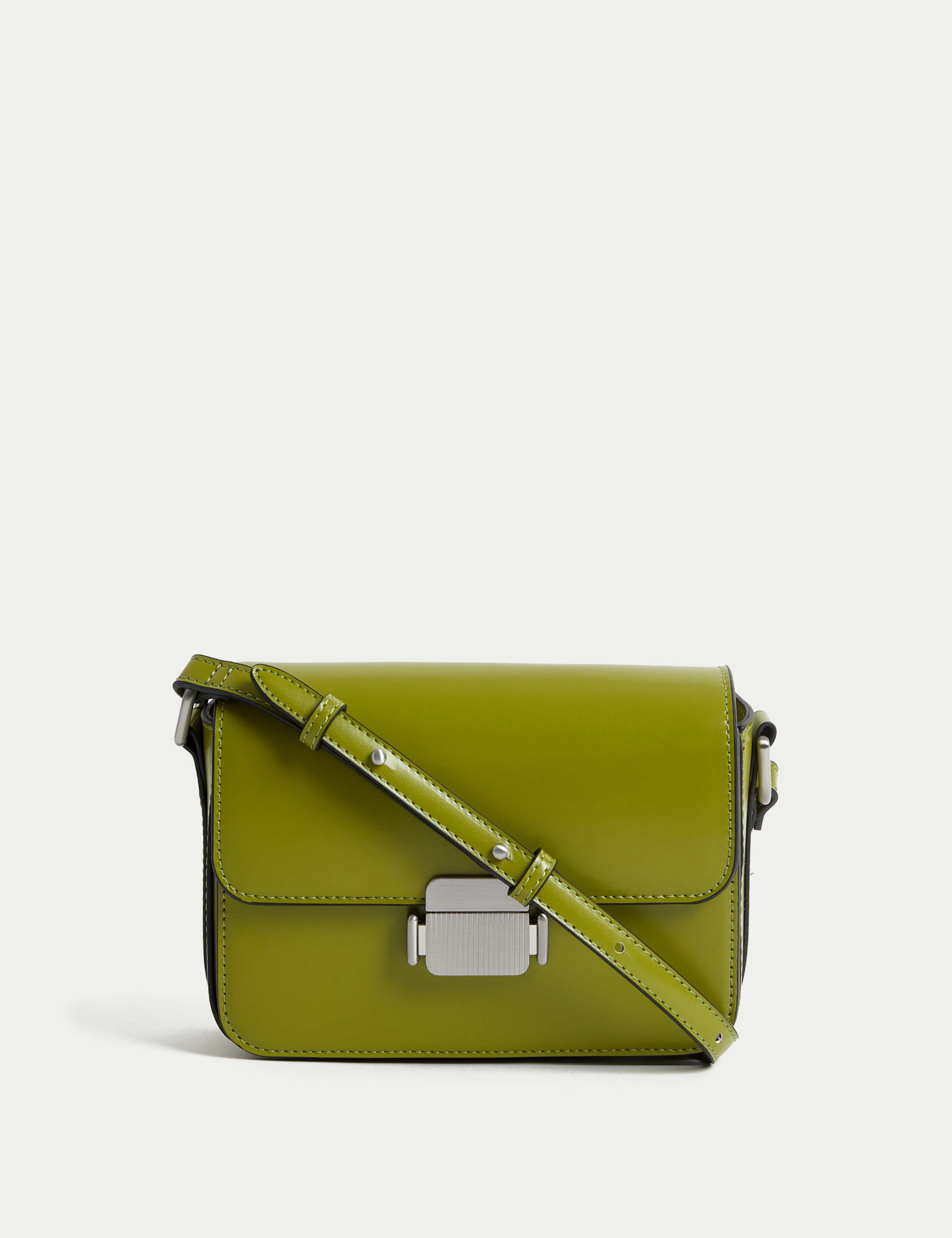 Faux Leather Cross Body Bag 1 of 4
