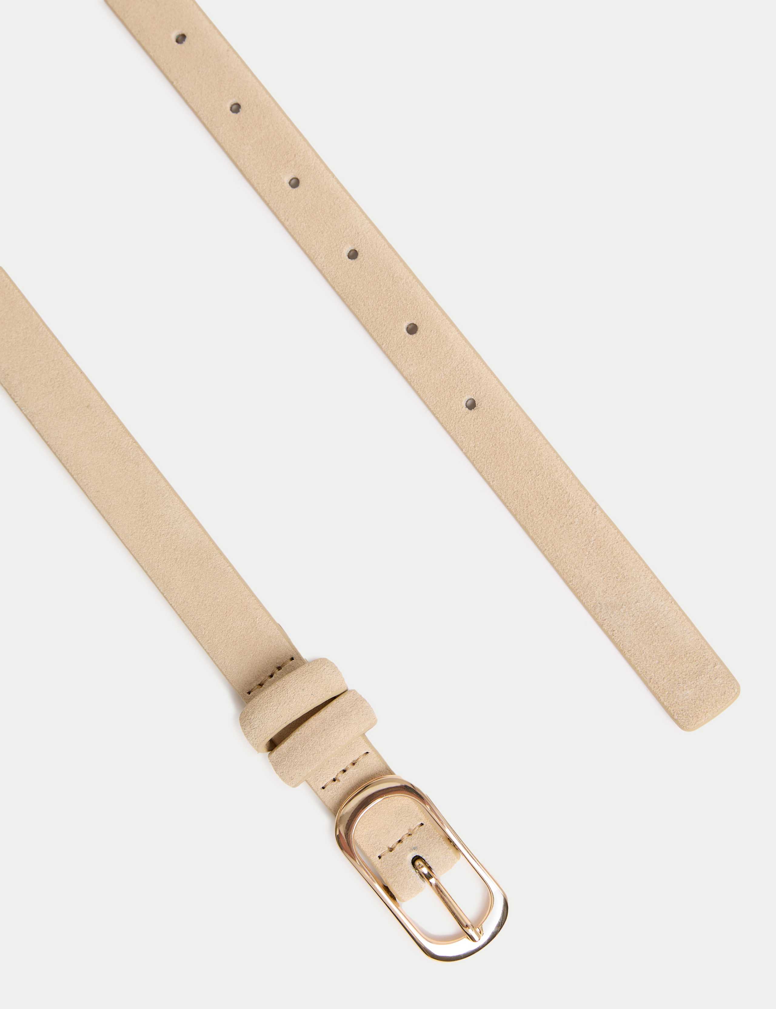 Suede Slim Jeans Belt 2 of 2