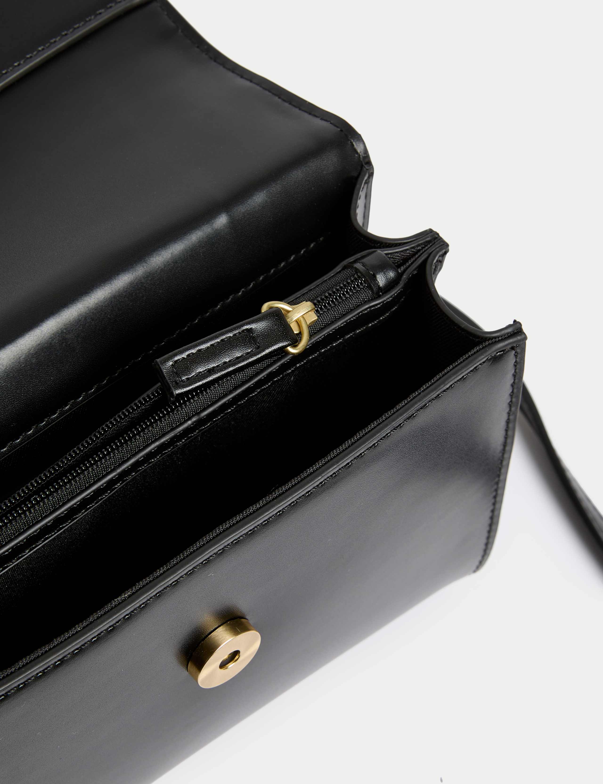 Faux Leather Cross Body Bag 5 of 5