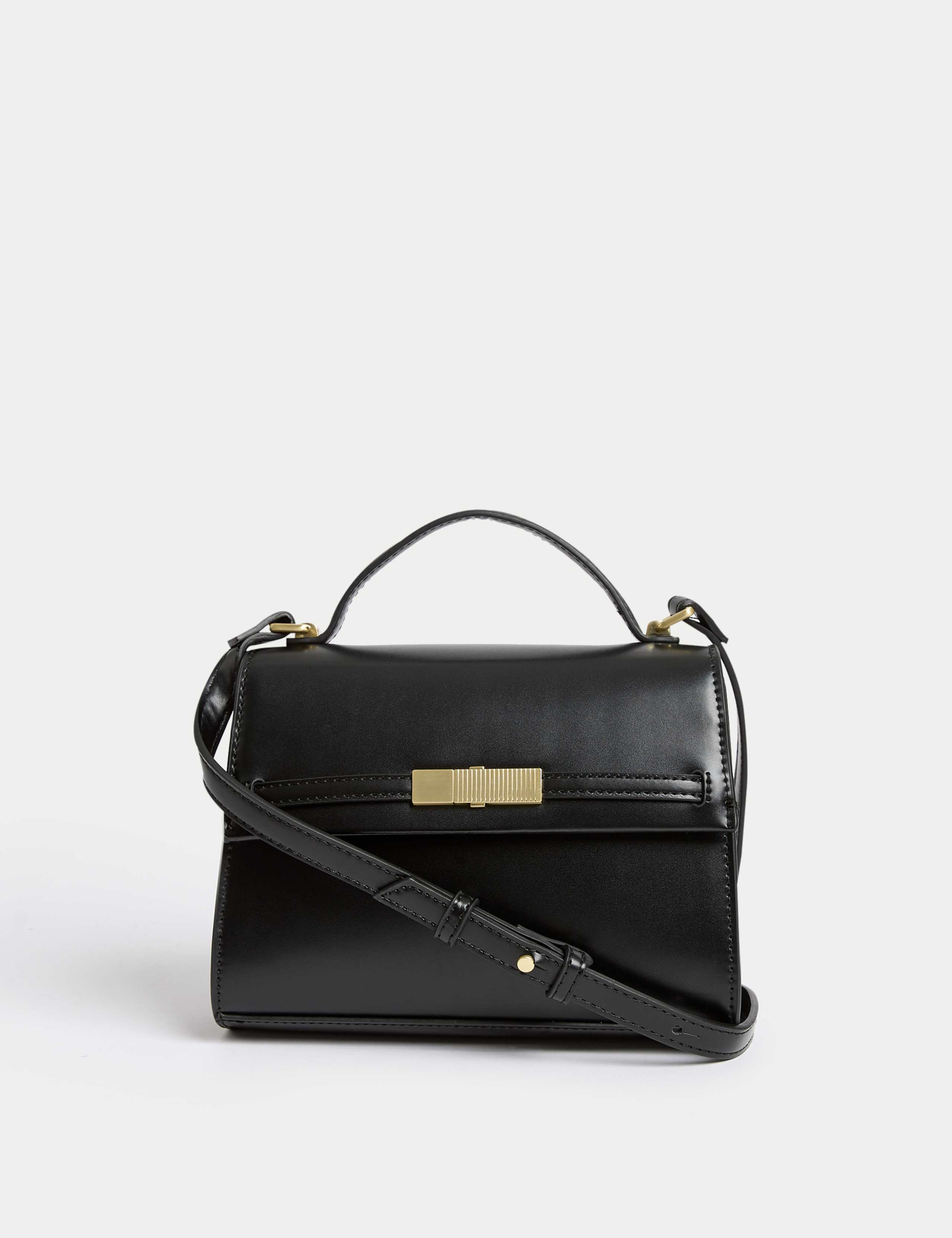 Faux Leather Cross Body Bag 2 of 5