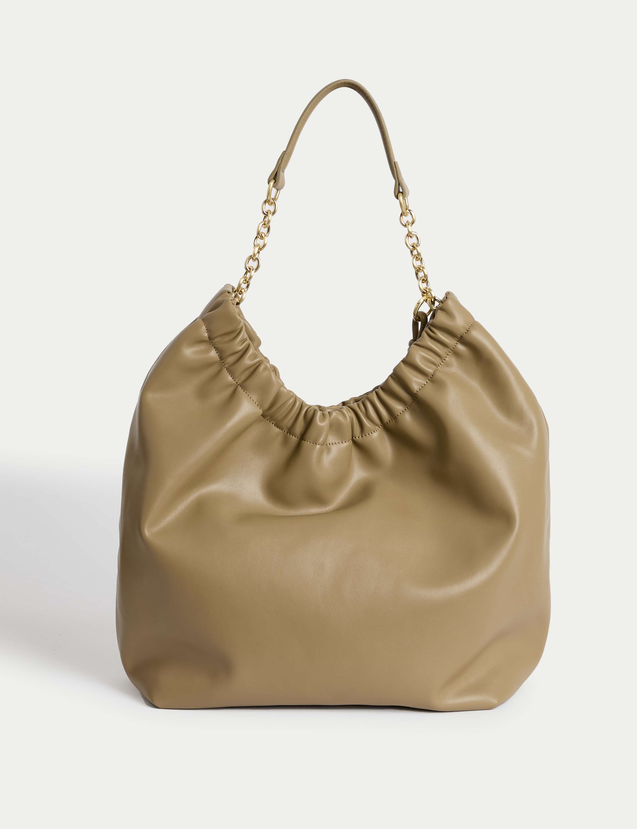 Faux Leather Chain Strap Shoulder Bag 3 of 4