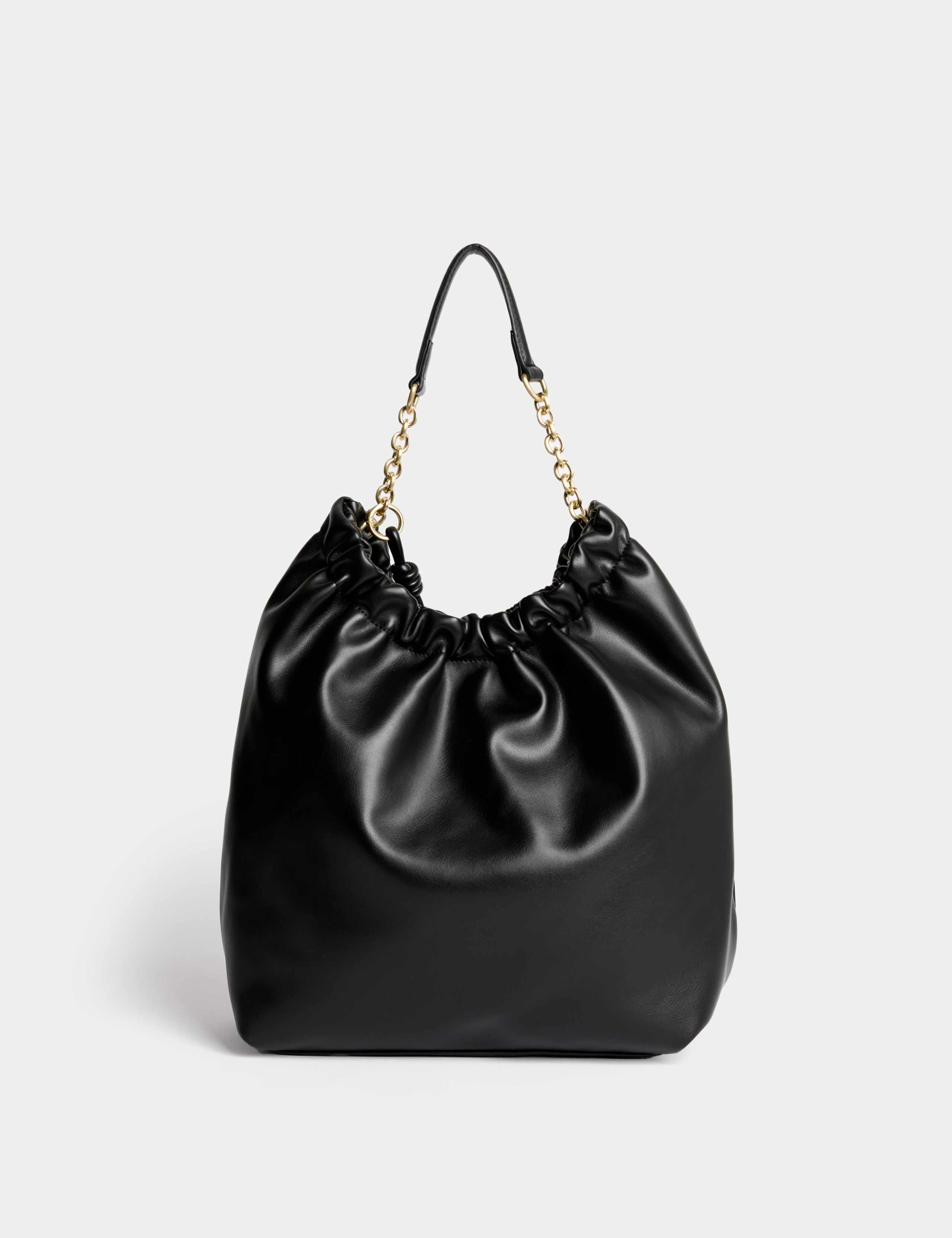 Faux Leather Chain Strap Shoulder Bag 4 of 6