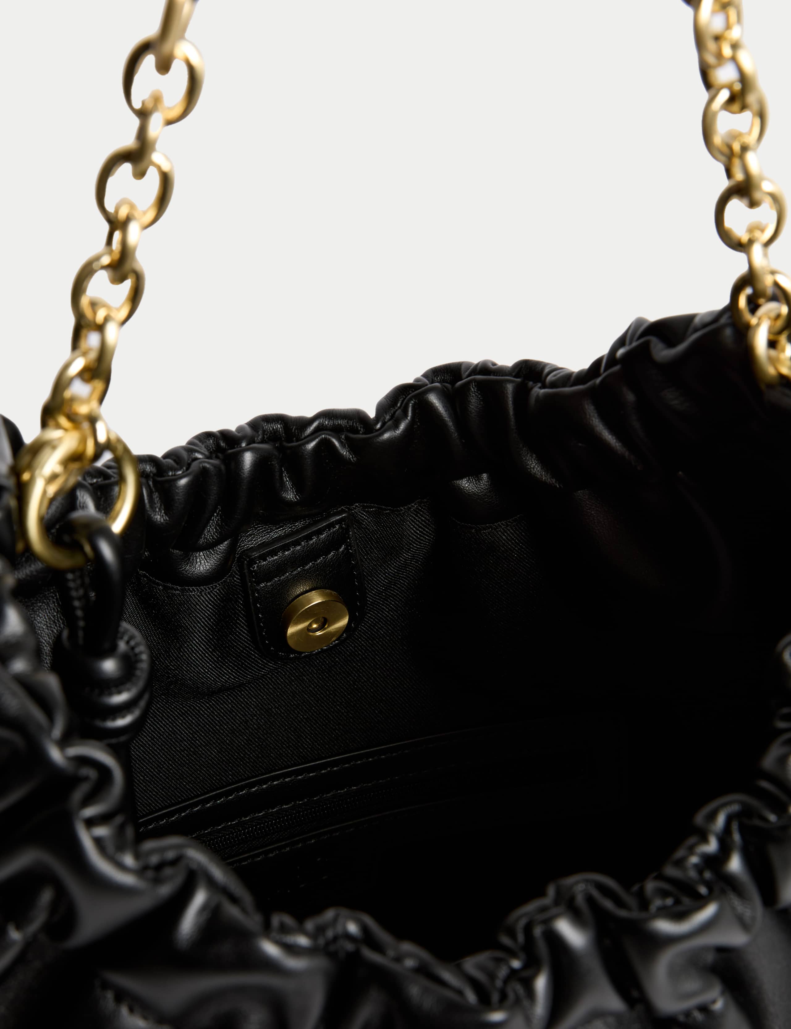 Faux Leather Chain Strap Shoulder Bag 5 of 6