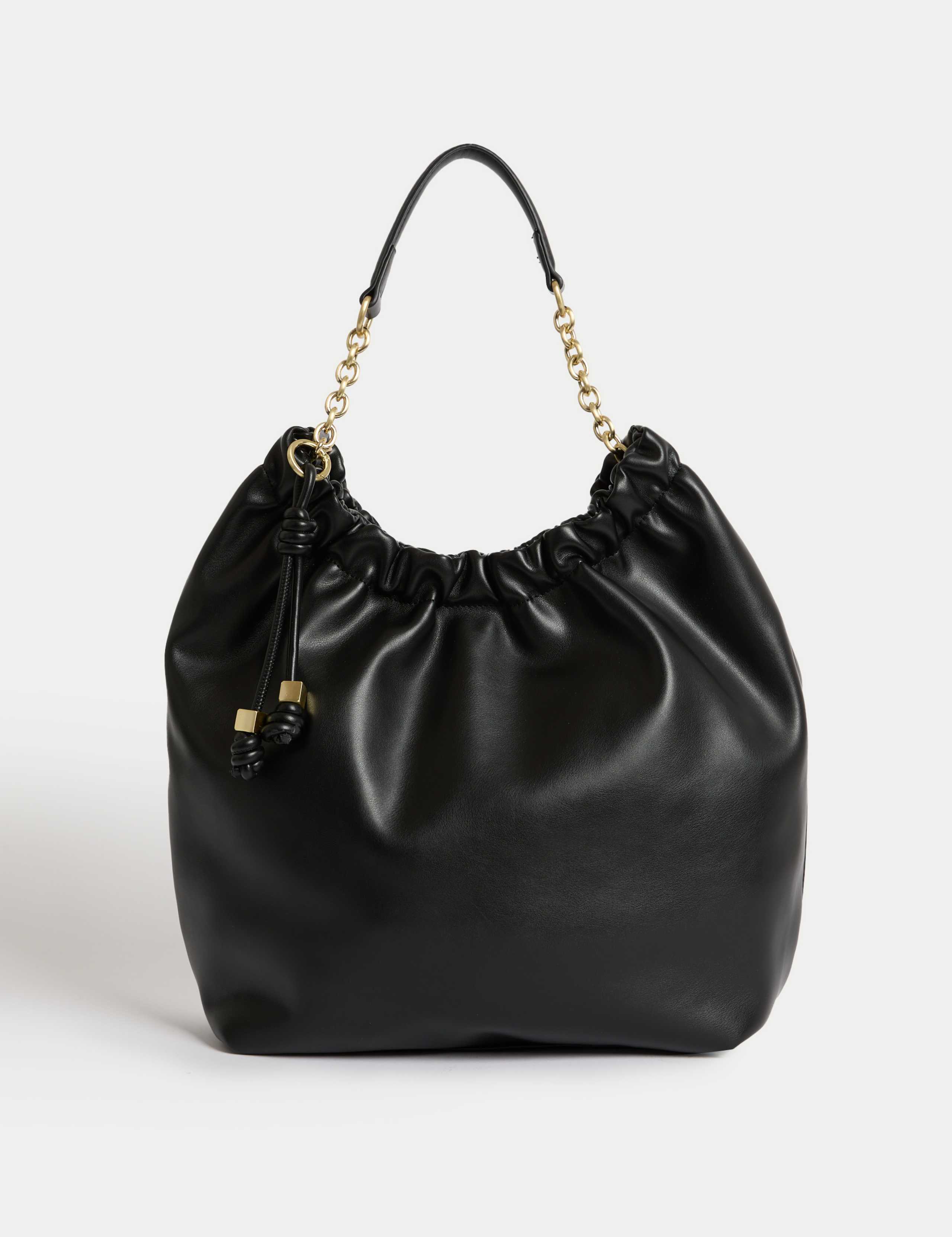 Faux Leather Chain Strap Shoulder Bag 2 of 6