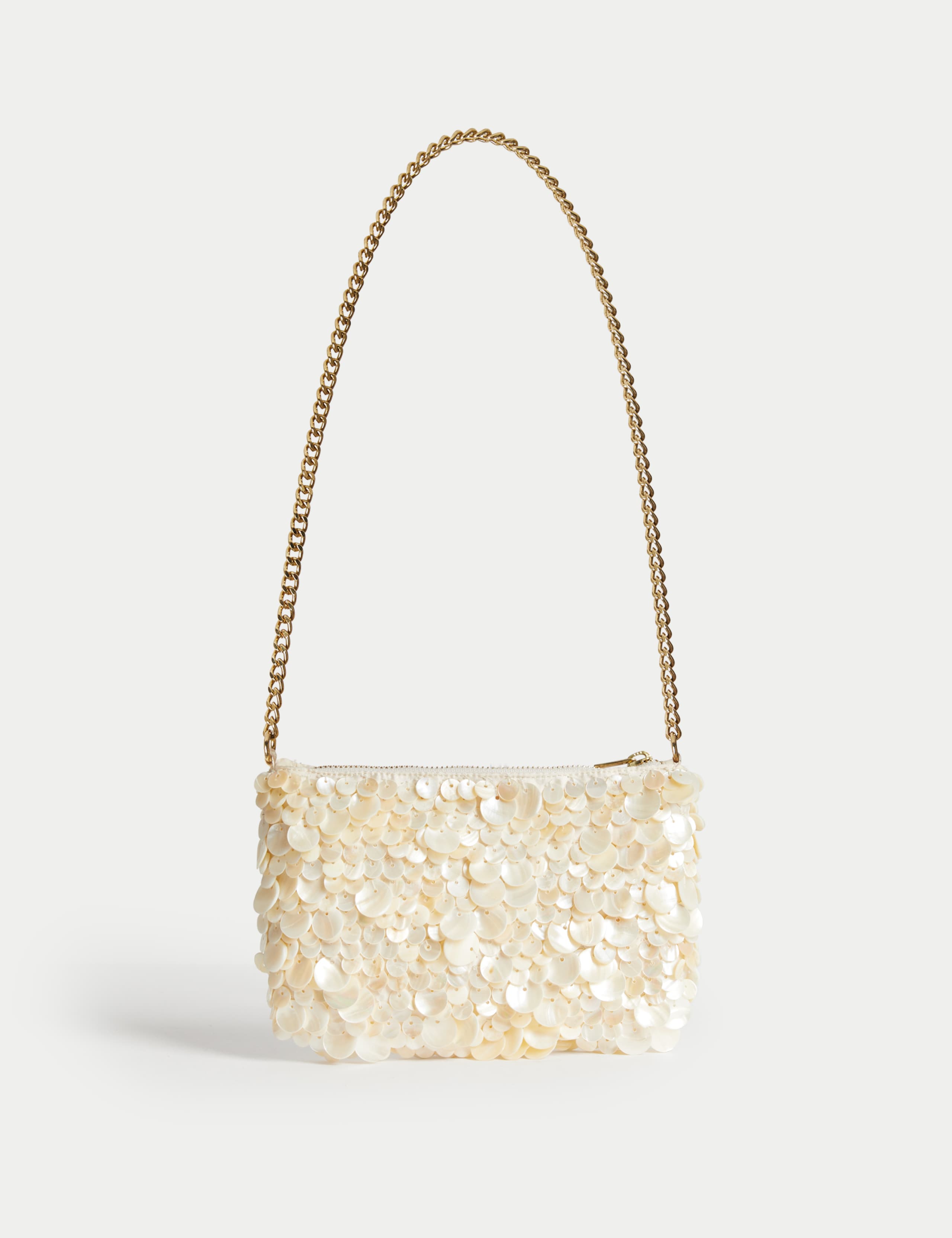 Pearl Chain Strap Shoulder Bag 4 of 5