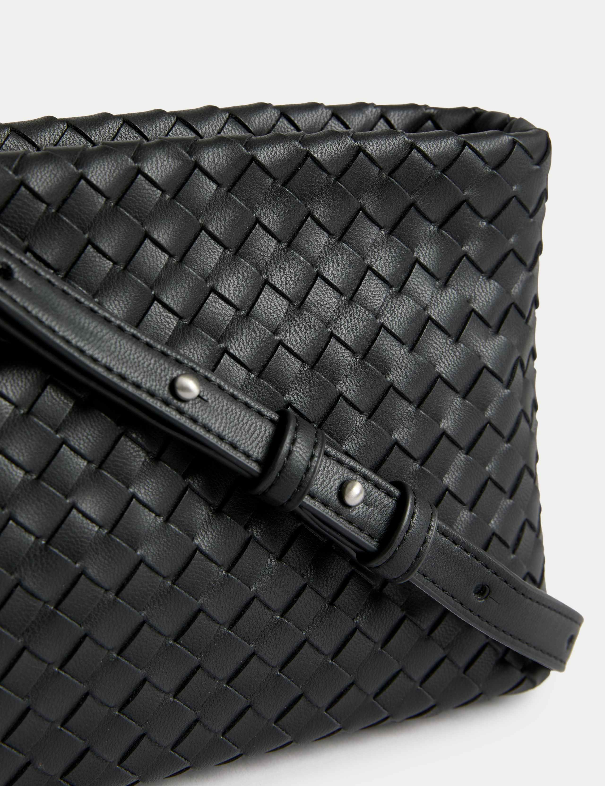 Faux Leather Cross Body Bag 3 of 5