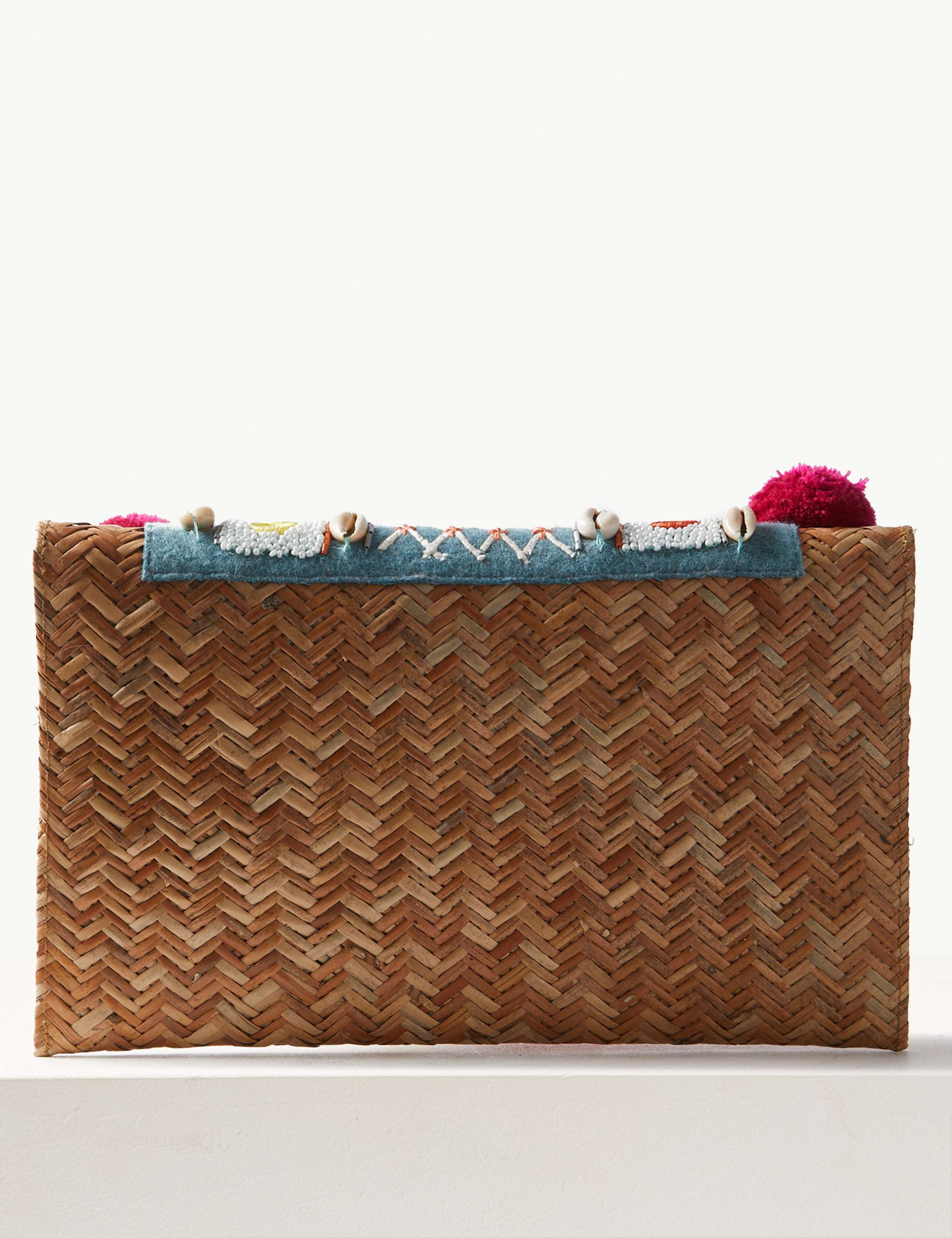 Pom-Pom Clutch Bag 3 of 5
