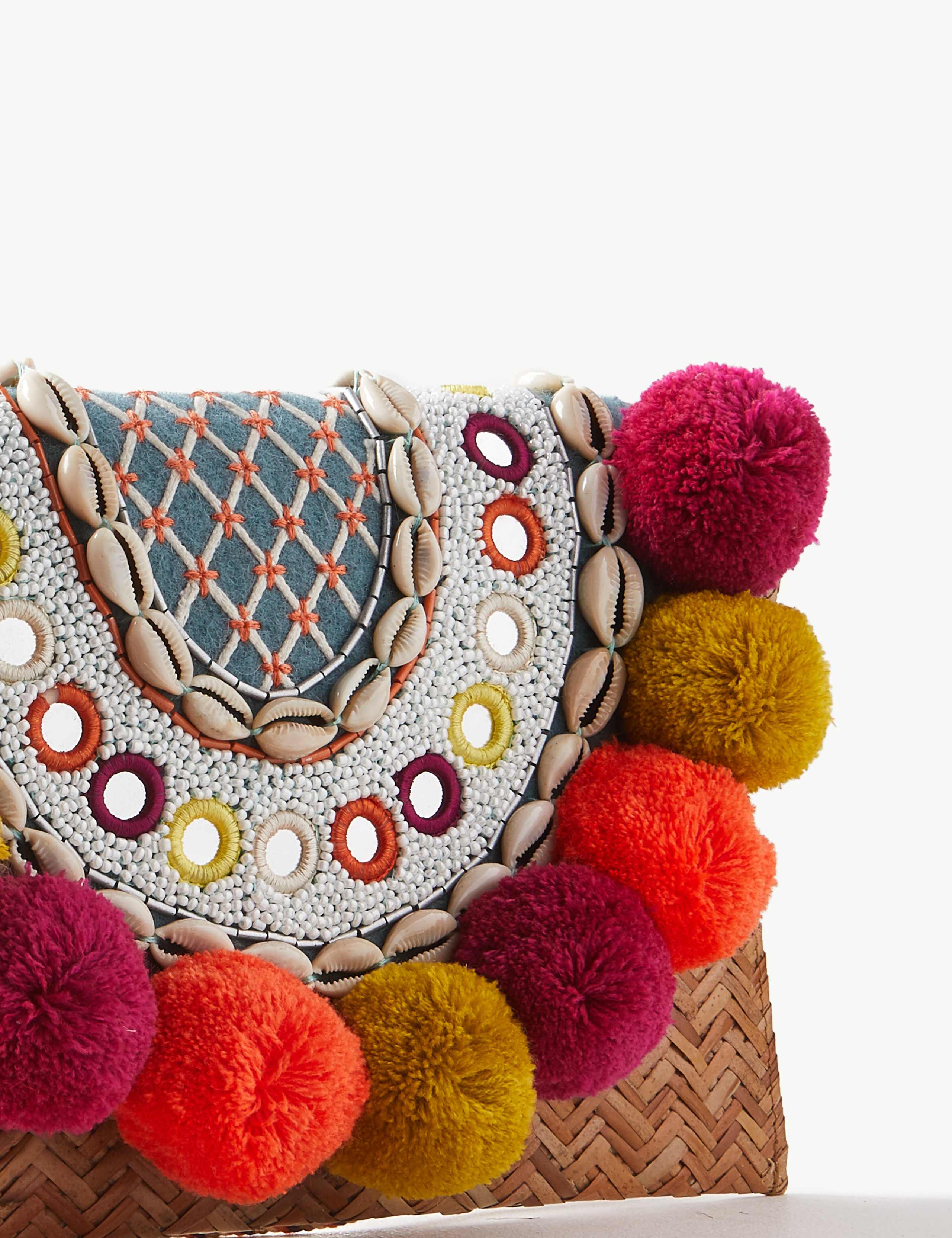 Pom-Pom Clutch Bag 5 of 5
