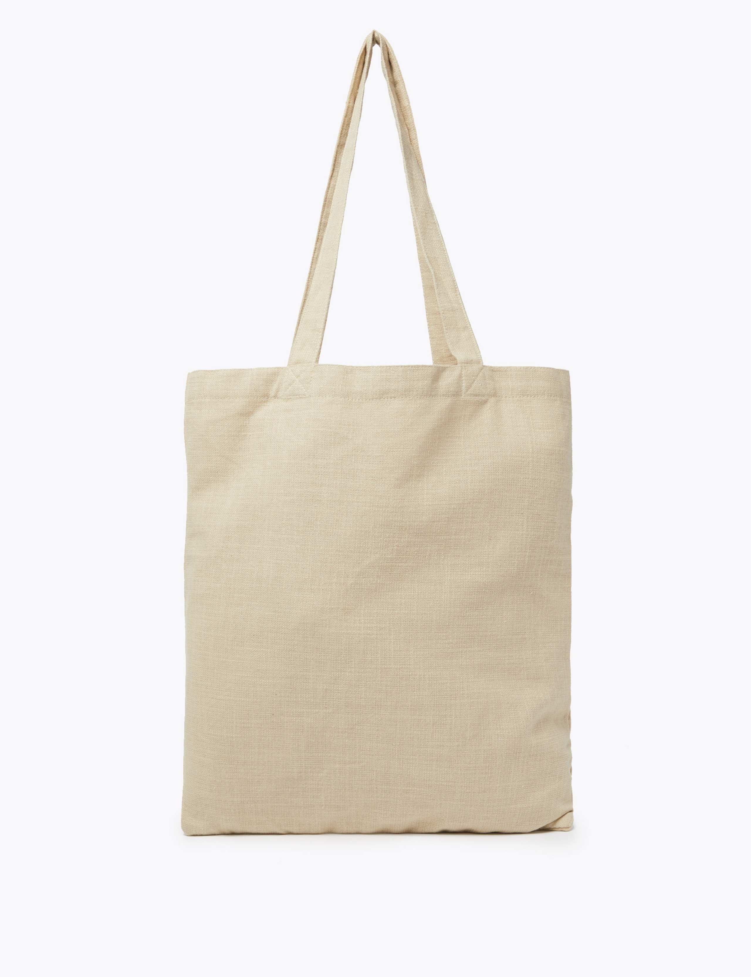 Pure Cotton Canvas Shopper Bag 4 of 6