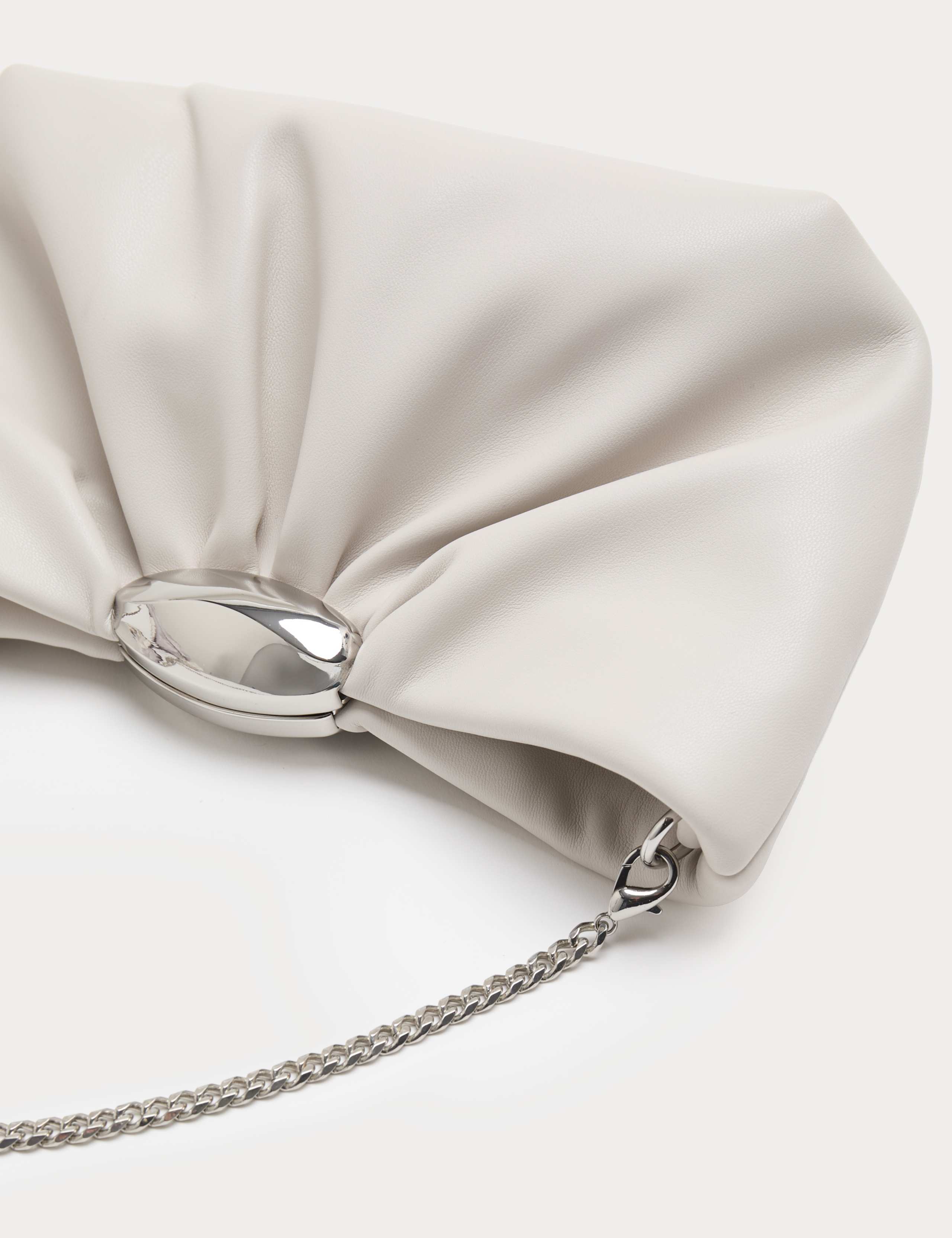 Ruched Hardware Detail Clutch Bag 2 of 3