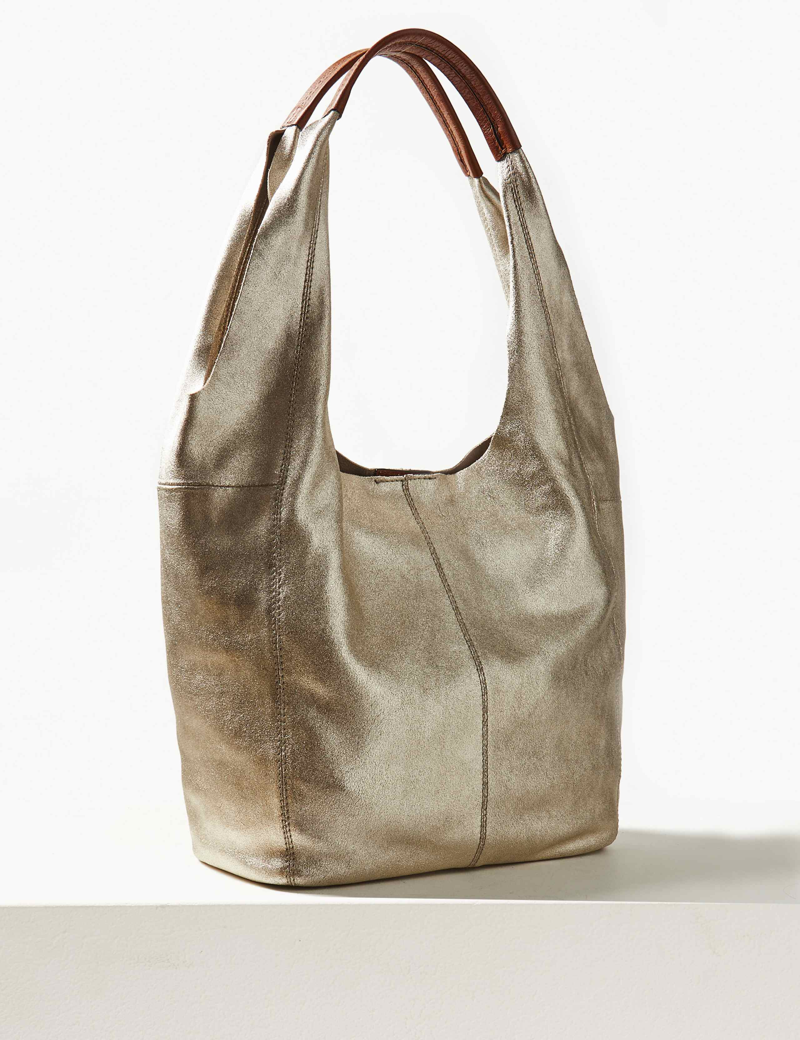 Suede Hobo Bag 3 of 6