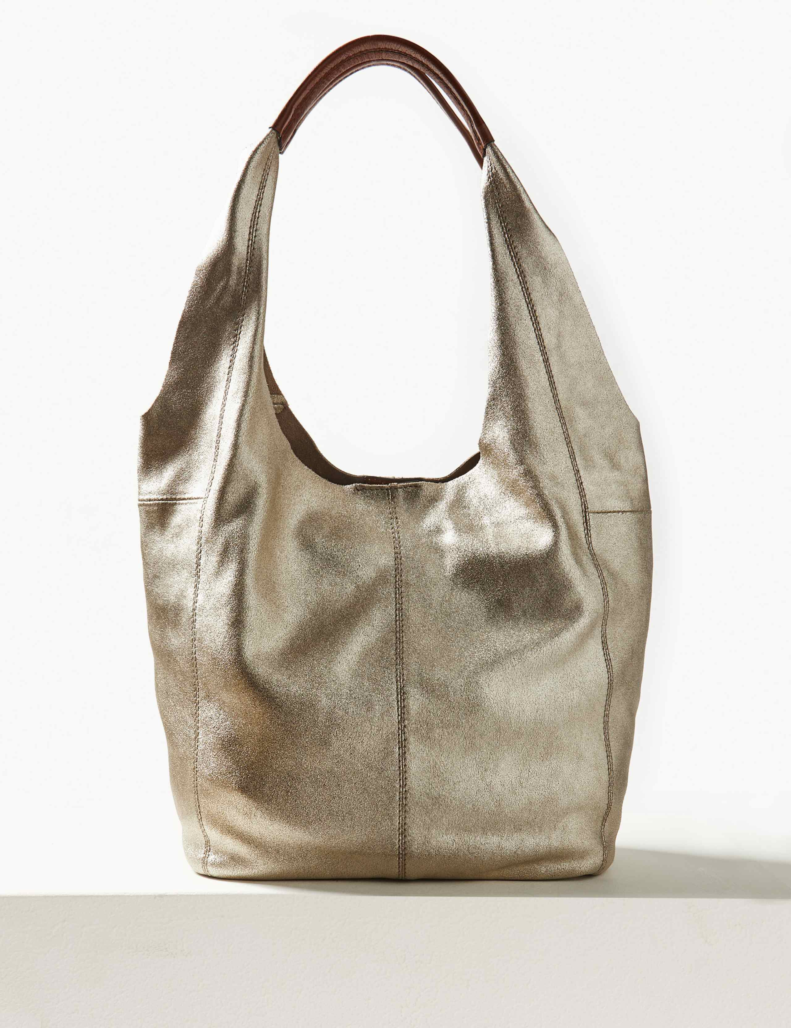 Suede Hobo Bag 2 of 6