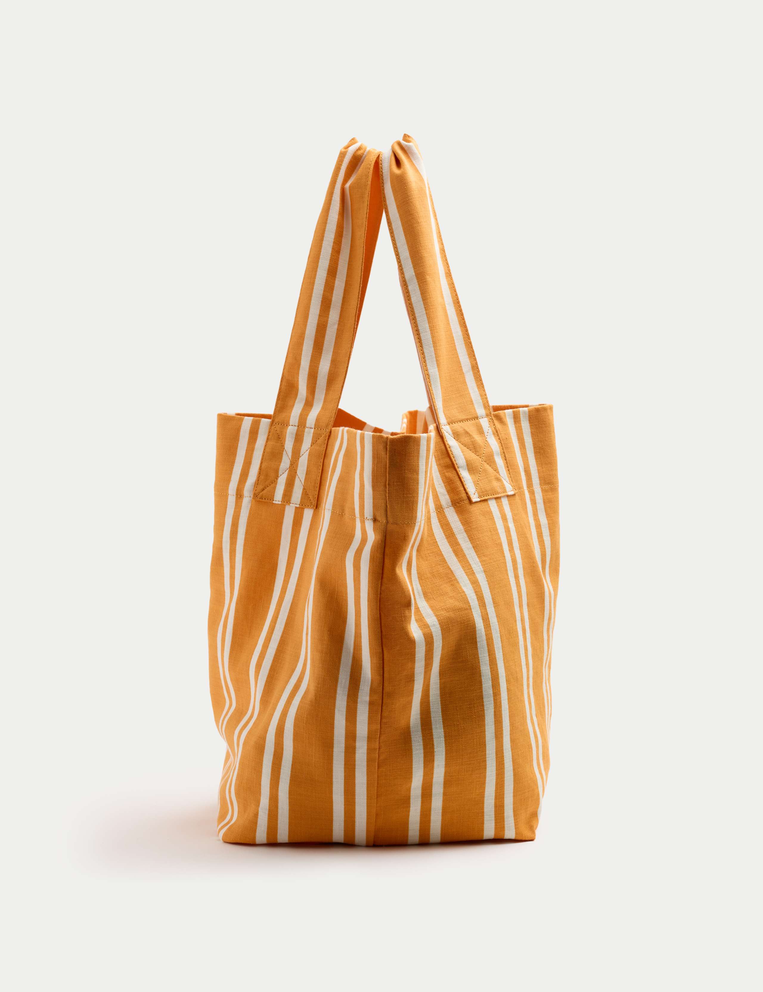 Pure Cotton Striped Shopper 2 of 4