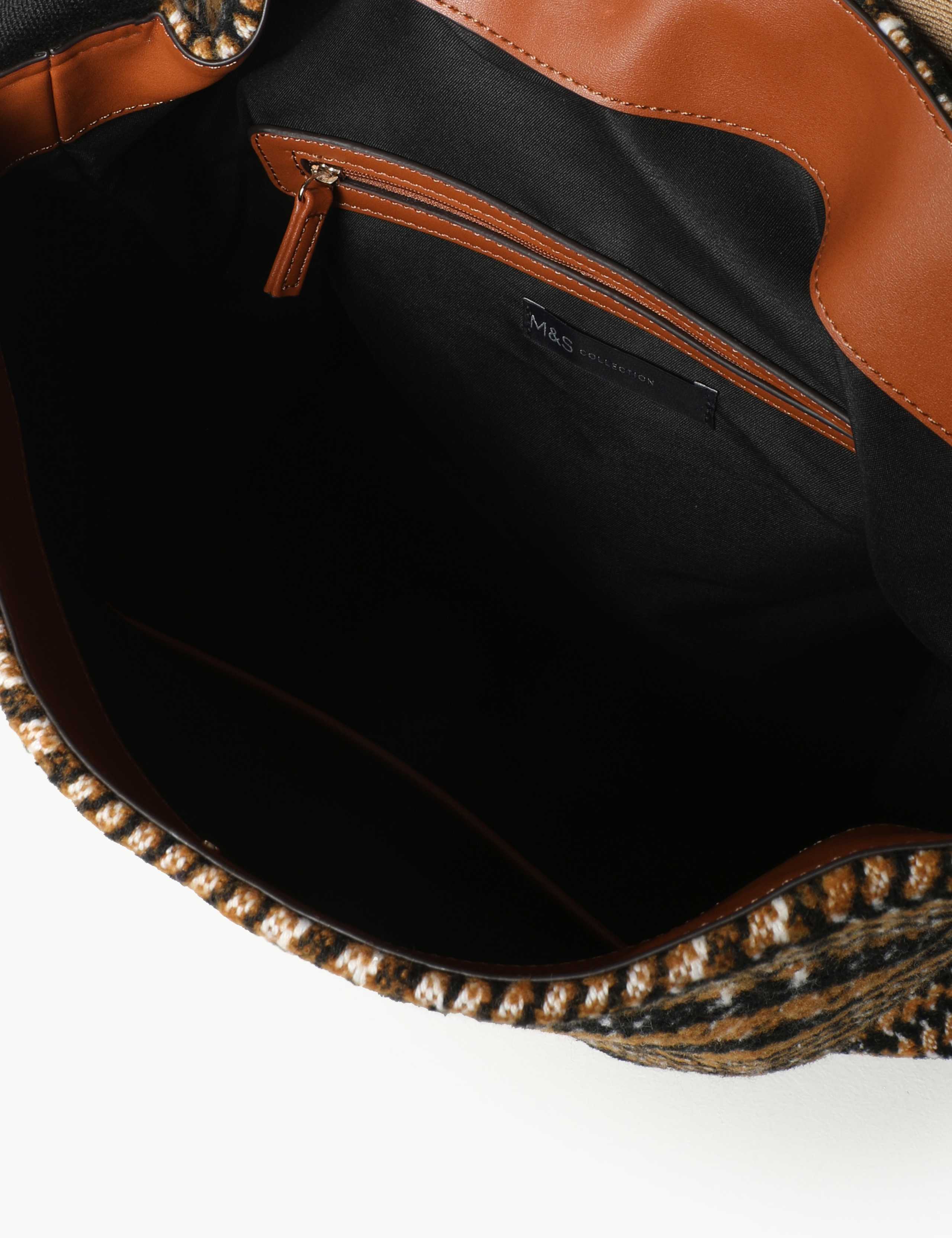 Checked Hobo Bag 5 of 6