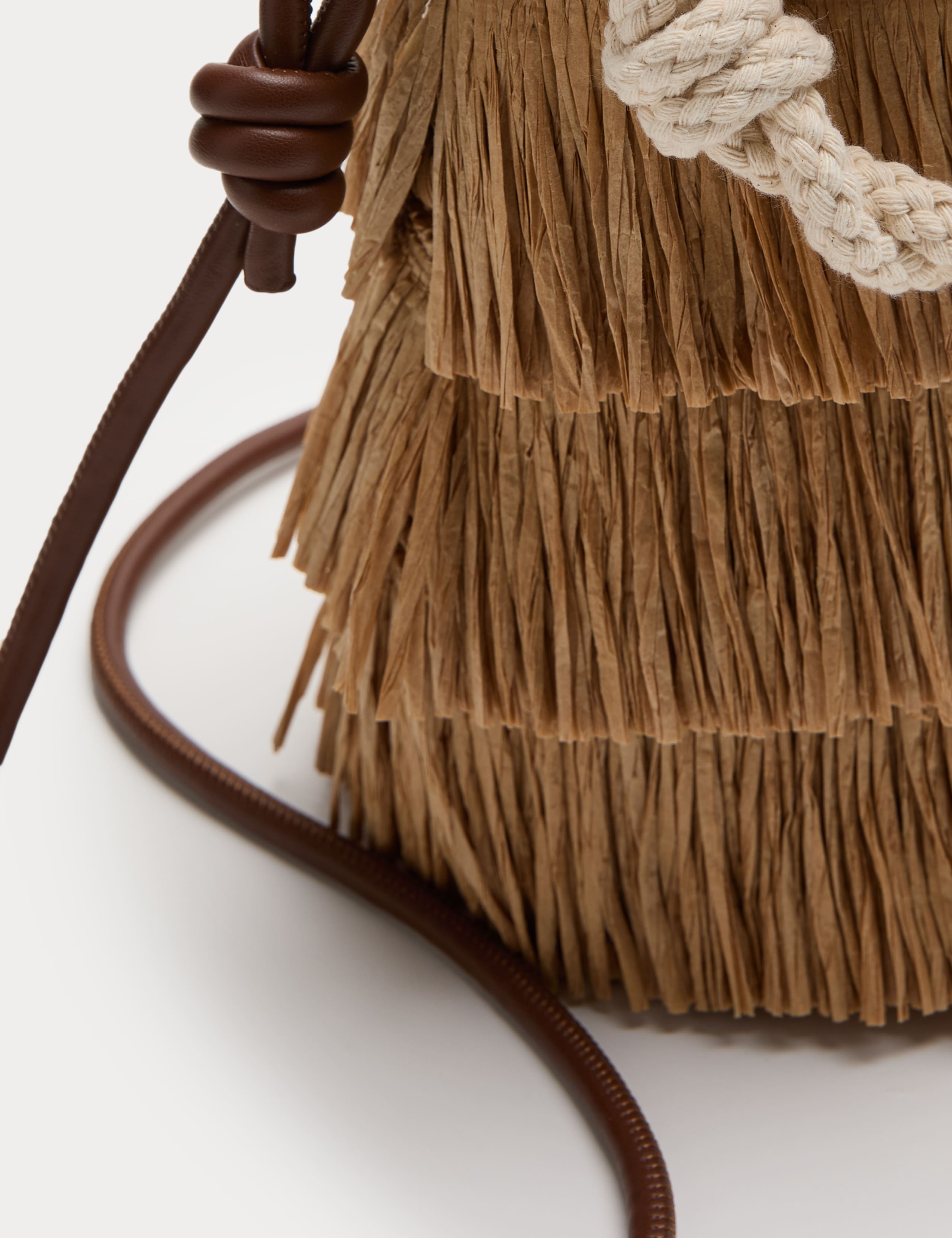 Fringed Basket Bag 3 of 4