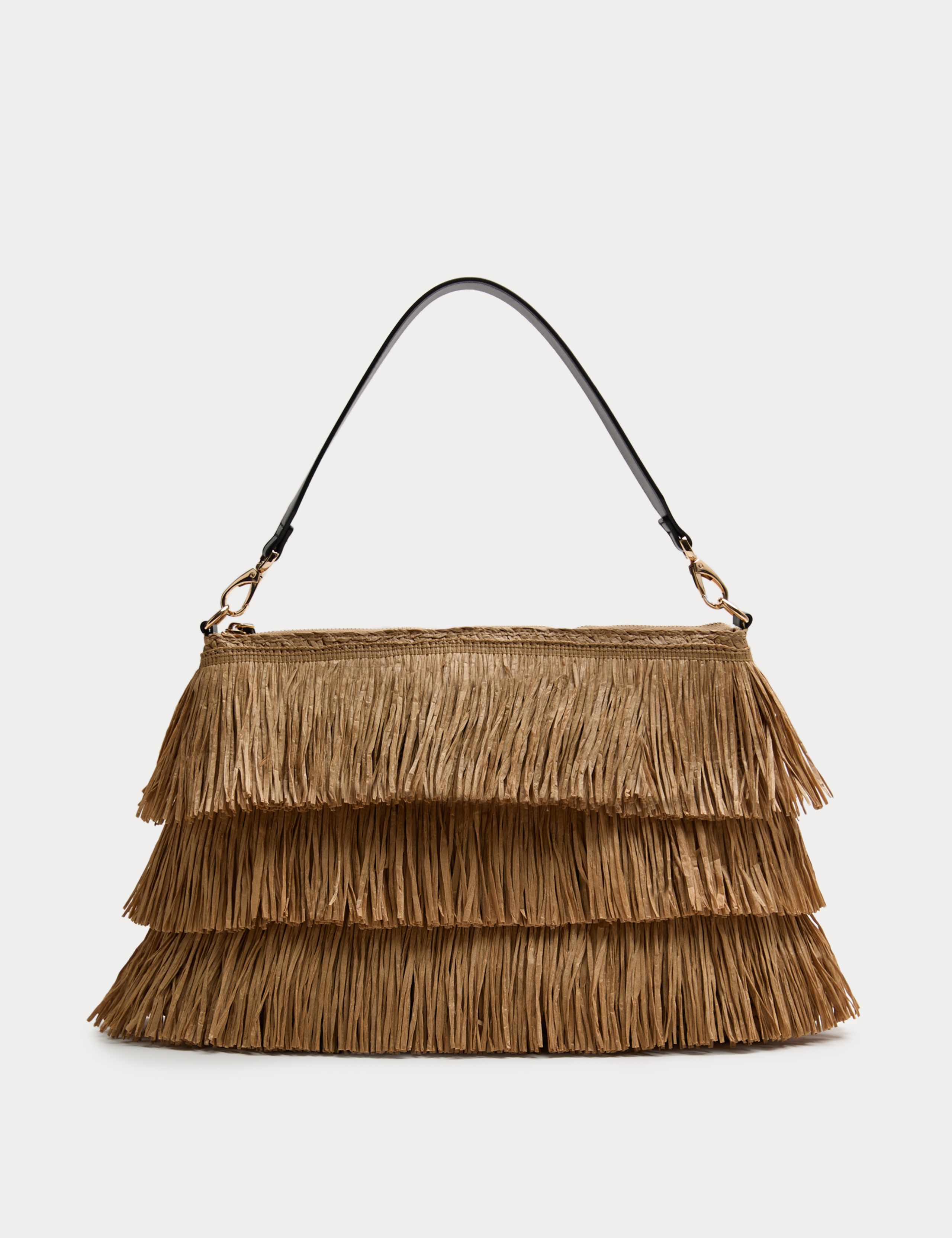 Fringed Clutch Bag 2 of 4