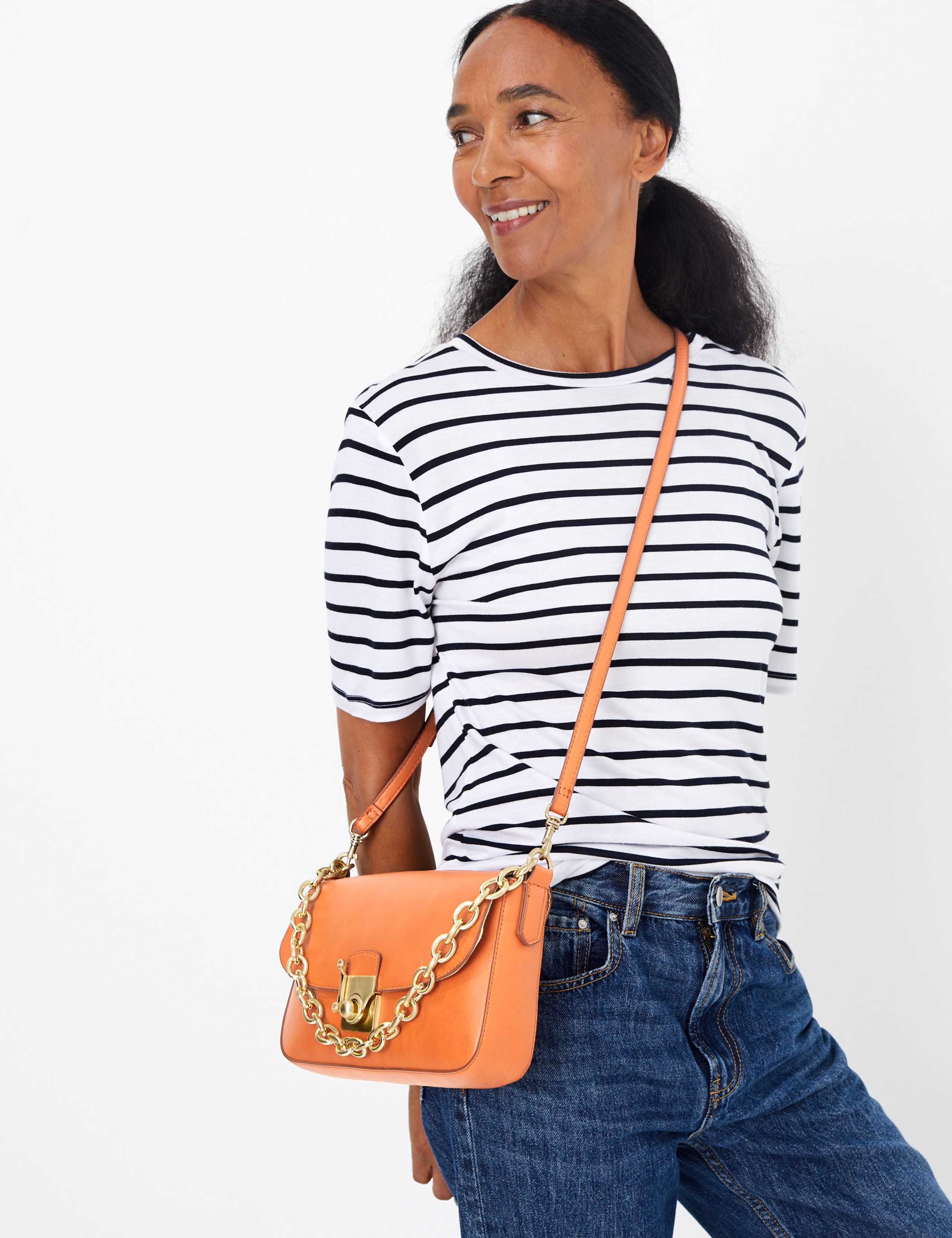 Chain Strap Baguette Bag 1 of 6