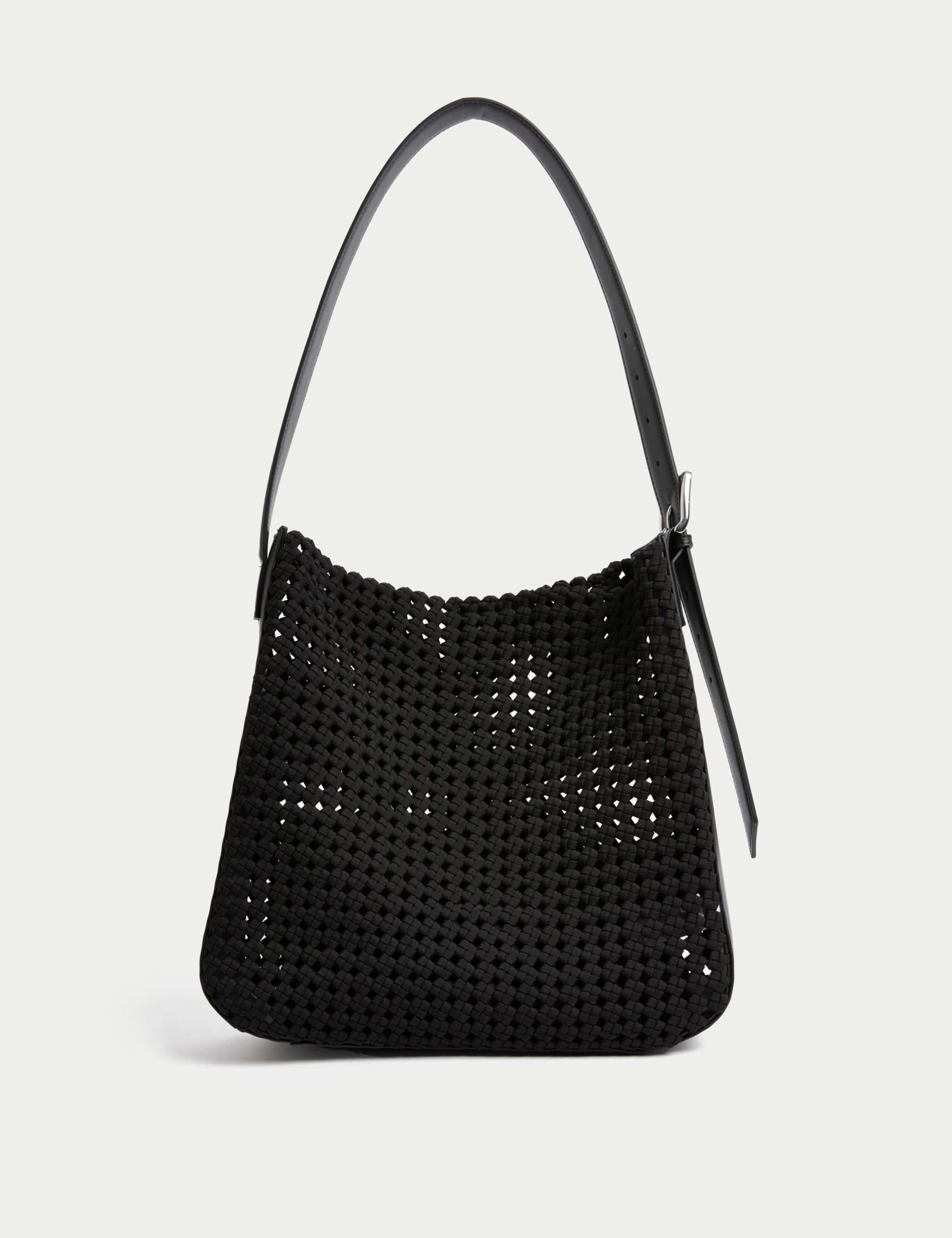 Fabric Woven Shoulder Tote Bag 4 of 7