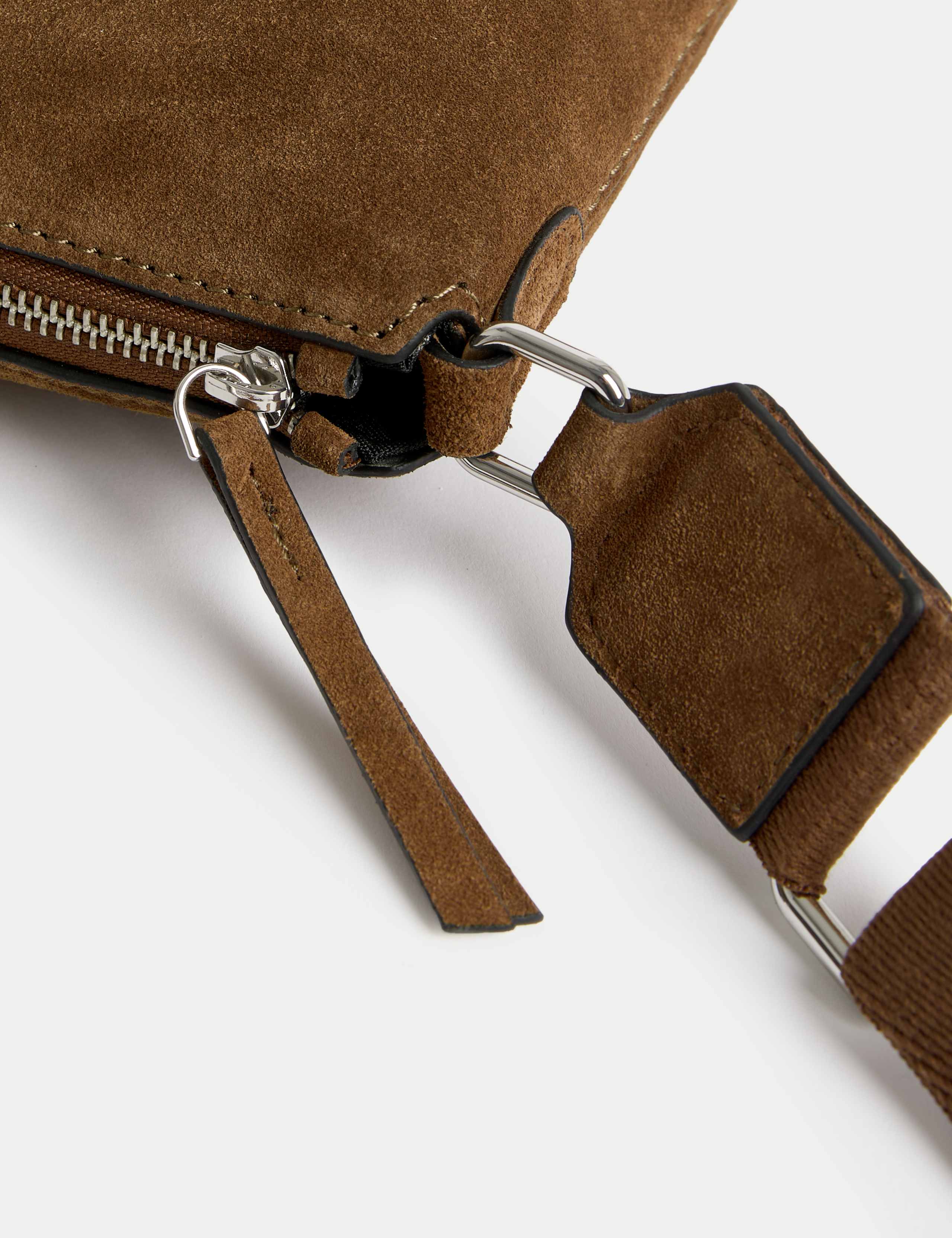 Suede Cross Body Bag 3 of 5