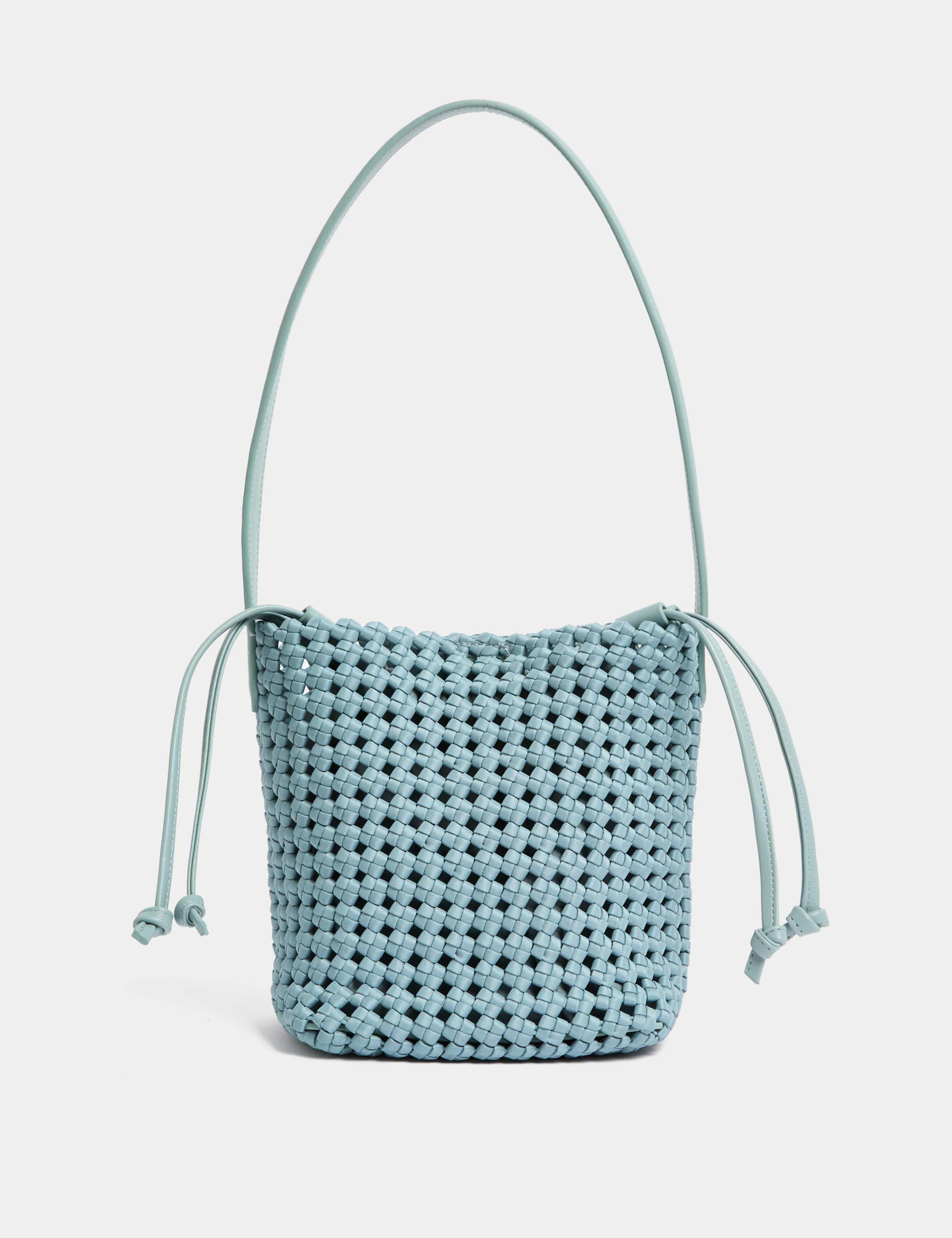 Woven Shoulder Tote Bag 2 of 5